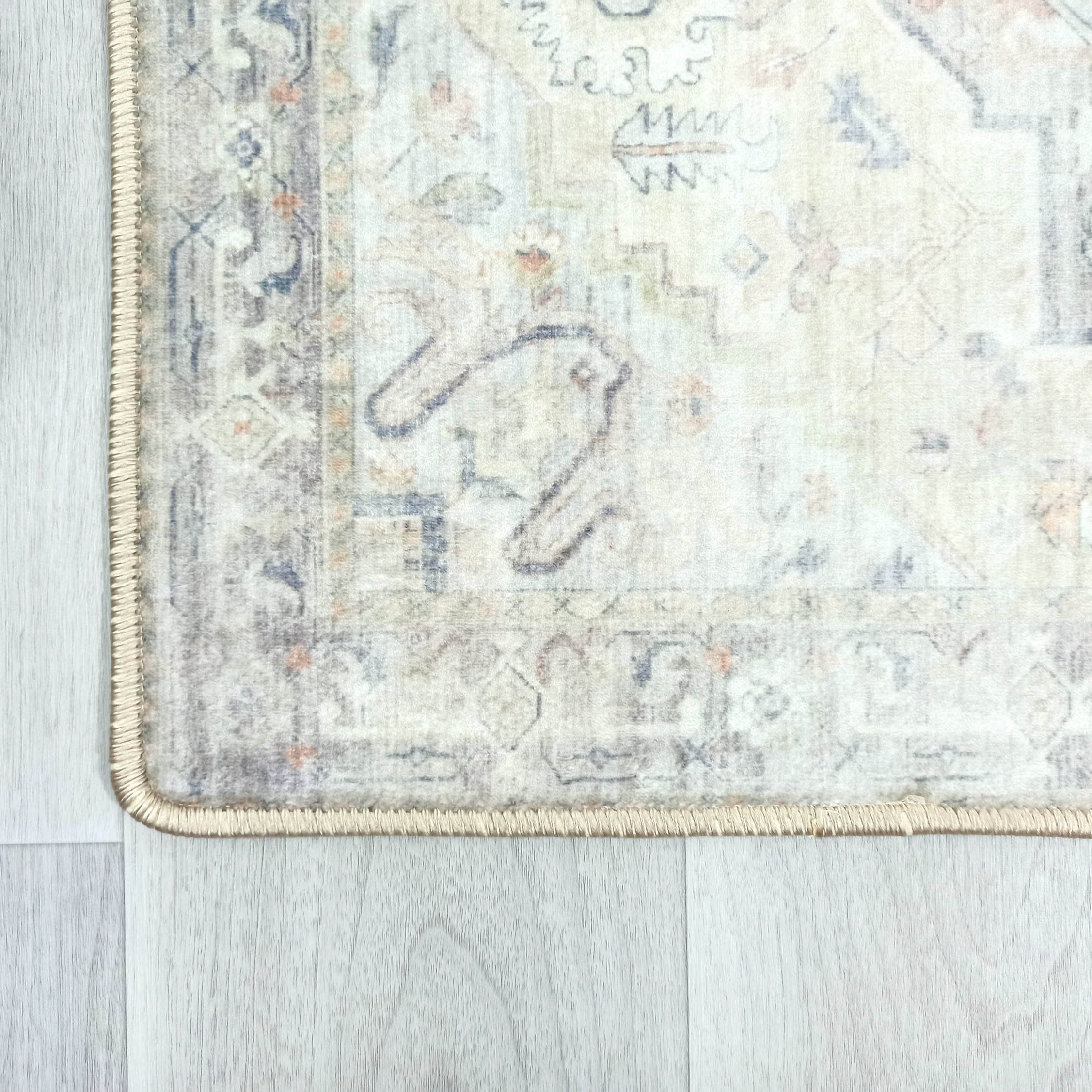 Kinzlee Neutral Beige Persian 2x3 Rug