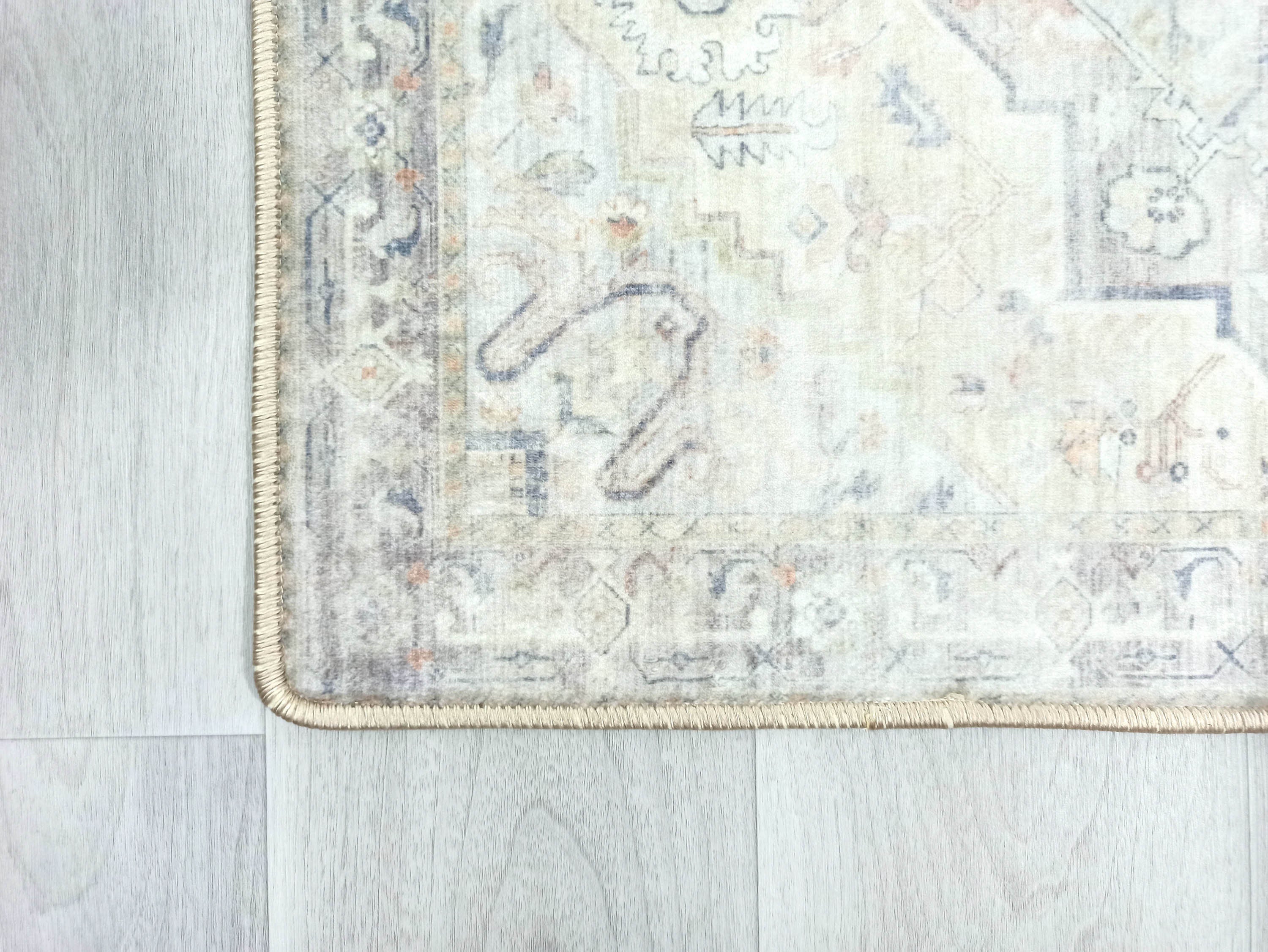 Kinzlee Neutral Beige Persian 2x3 Rug