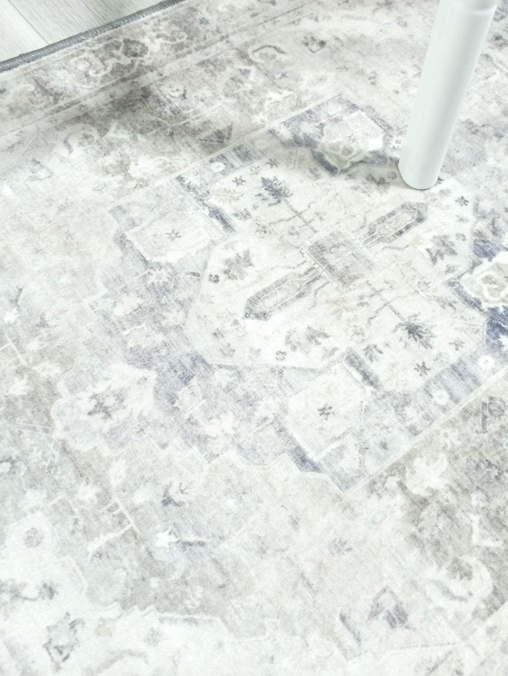 Landy Neutral Gray Heriz Persian 2x3 Rug