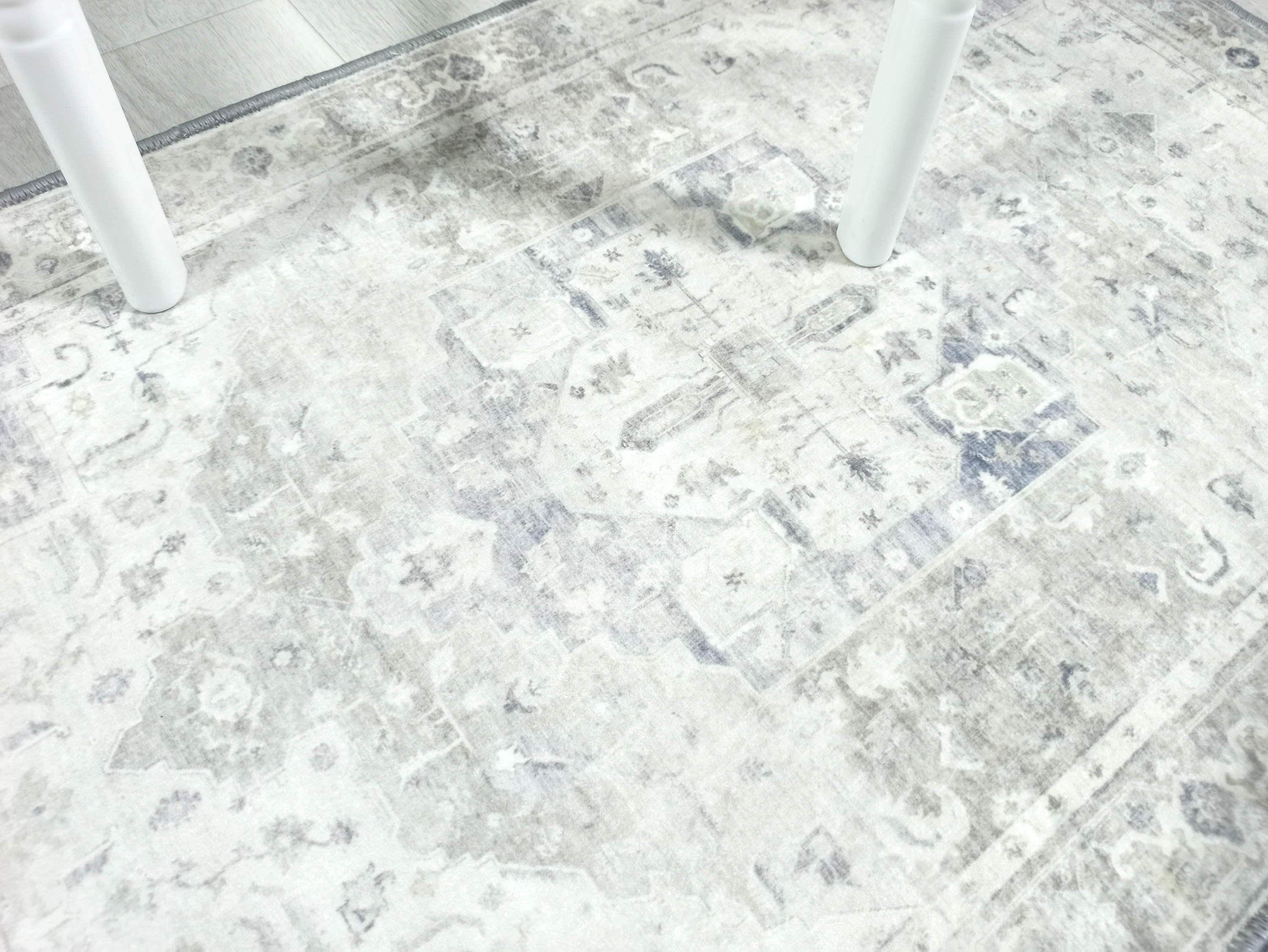 Landy Neutral Gray Heriz Persian 2x3 Rug