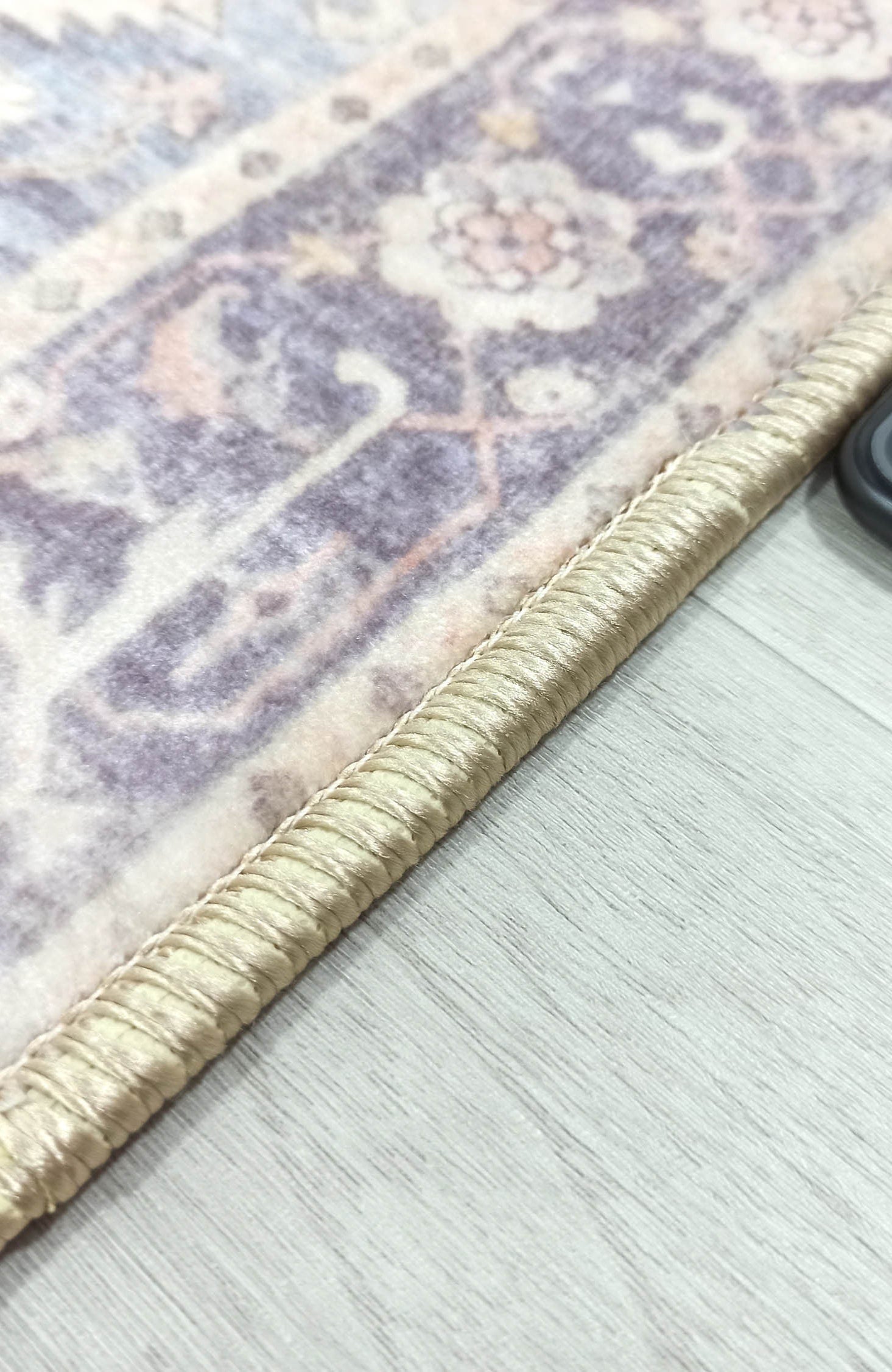 Mayven Neutral Beige Lavender Heriz Persian 2x3 Rug