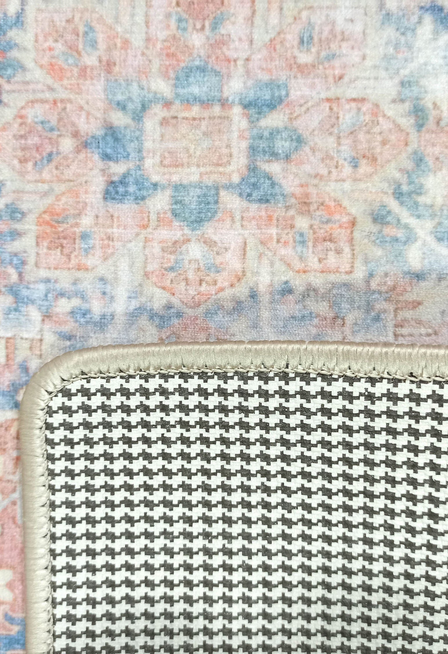 Eliza Faded Red Orange Blue Turkish 2x3 Rug