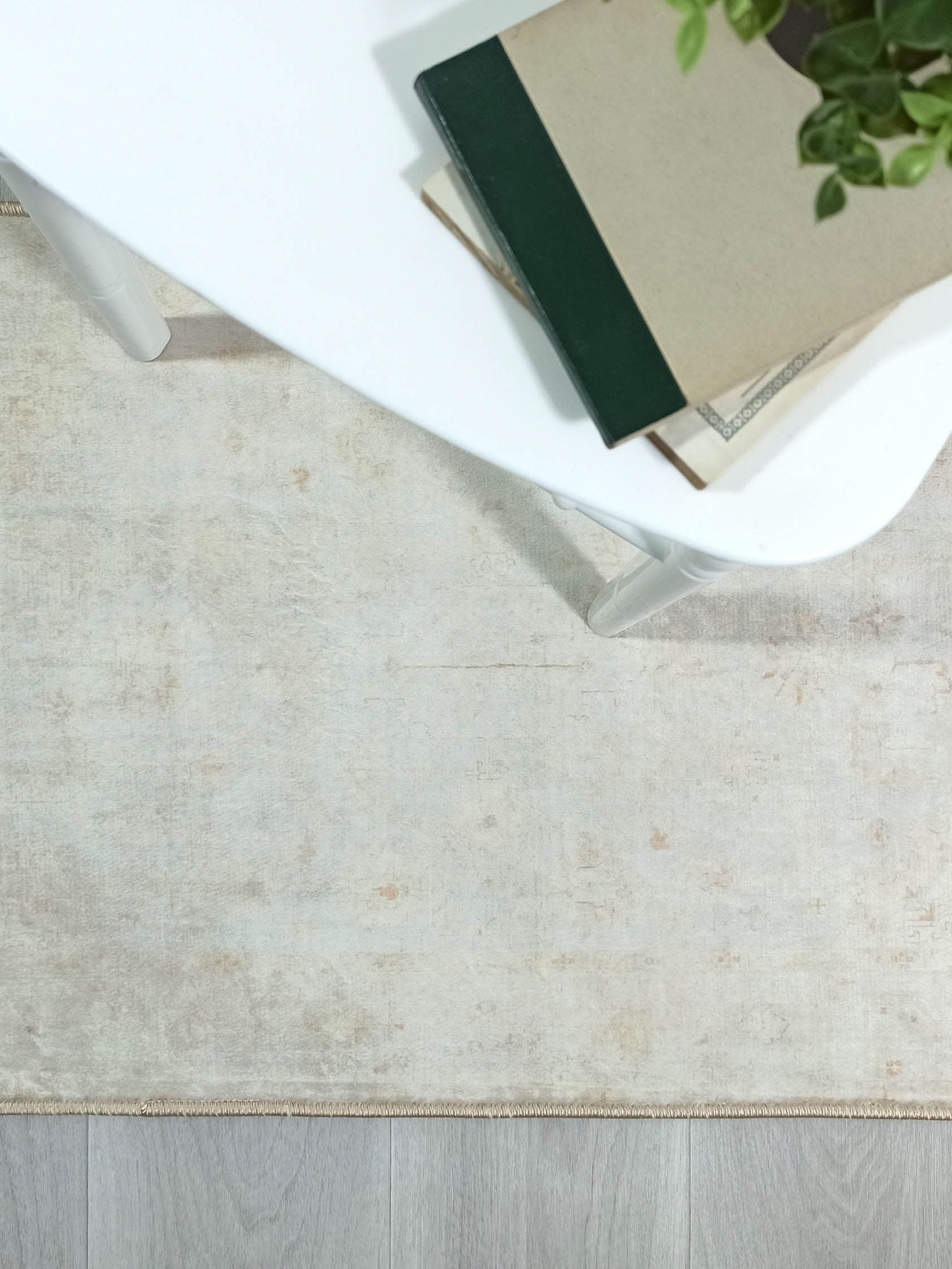 Galilea Oushak Neutral Cream White 2x3 Rug