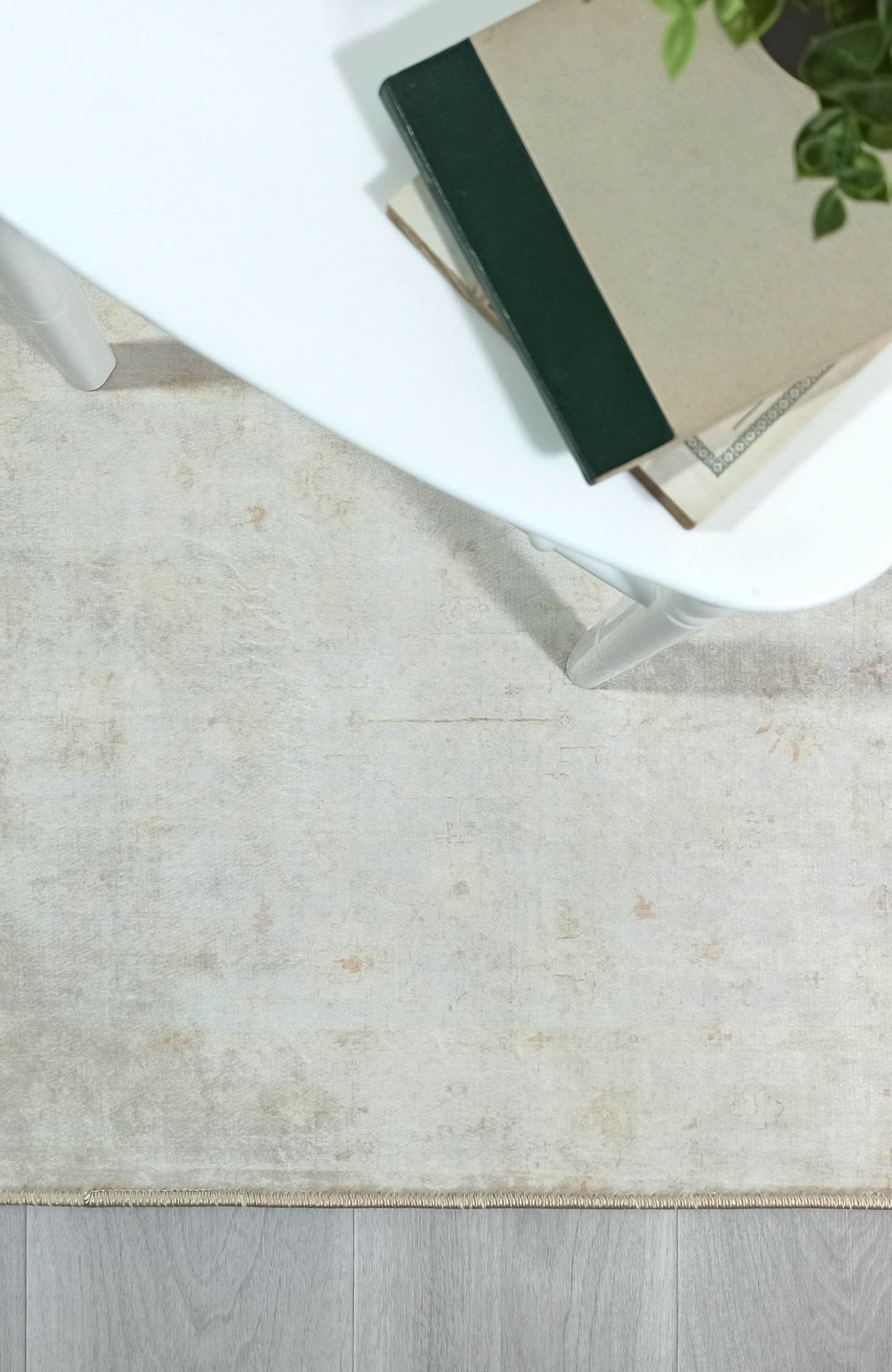 Galilea Oushak Neutral Cream White 2x3 Rug