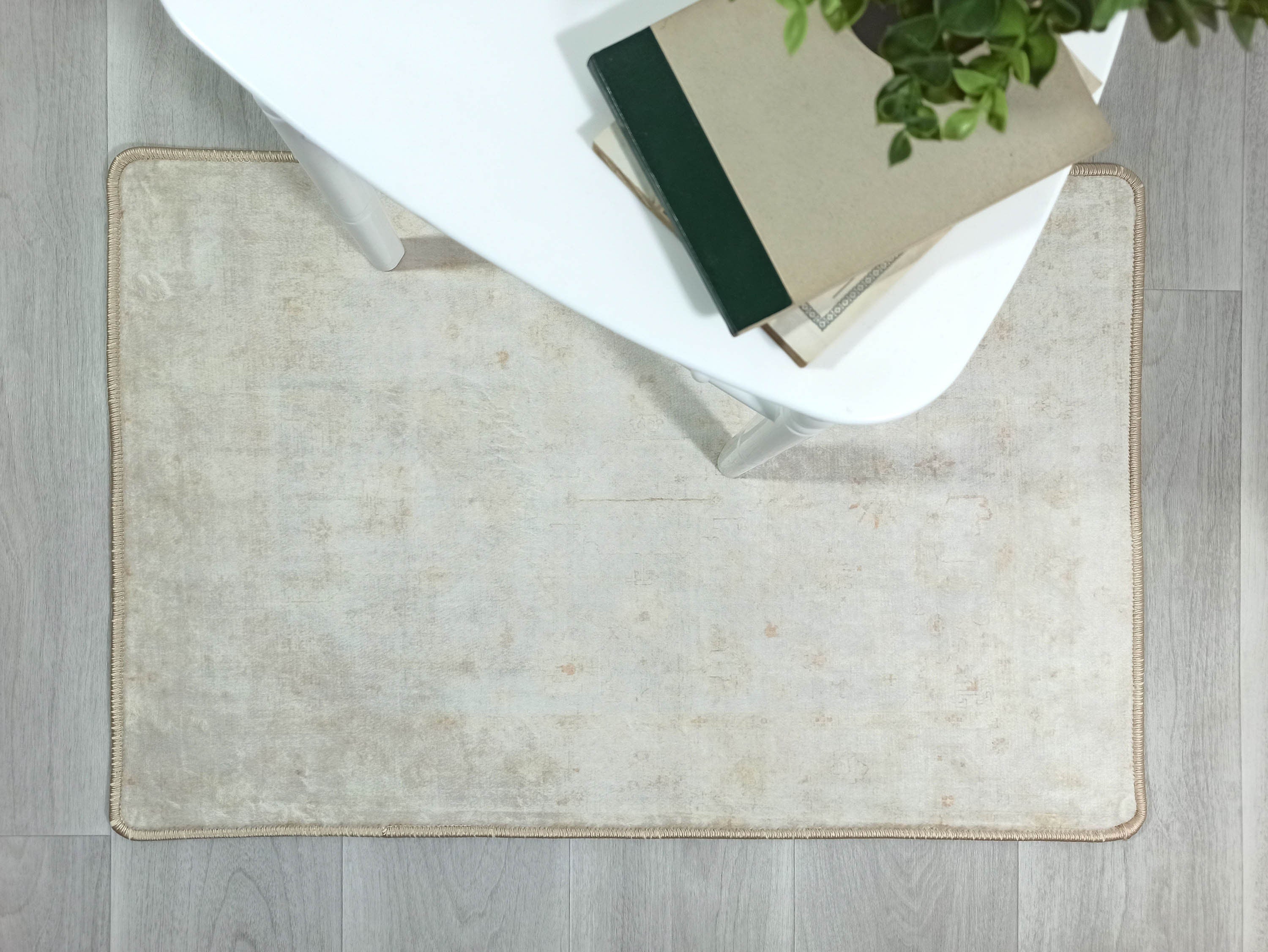 Galilea Oushak Neutral Cream White 2x3 Rug