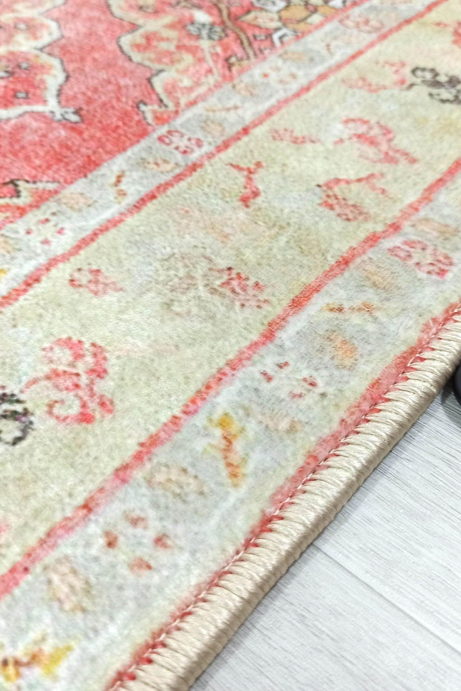 Arrabella Distressed Red Yellow Turkish 2x3 Rug