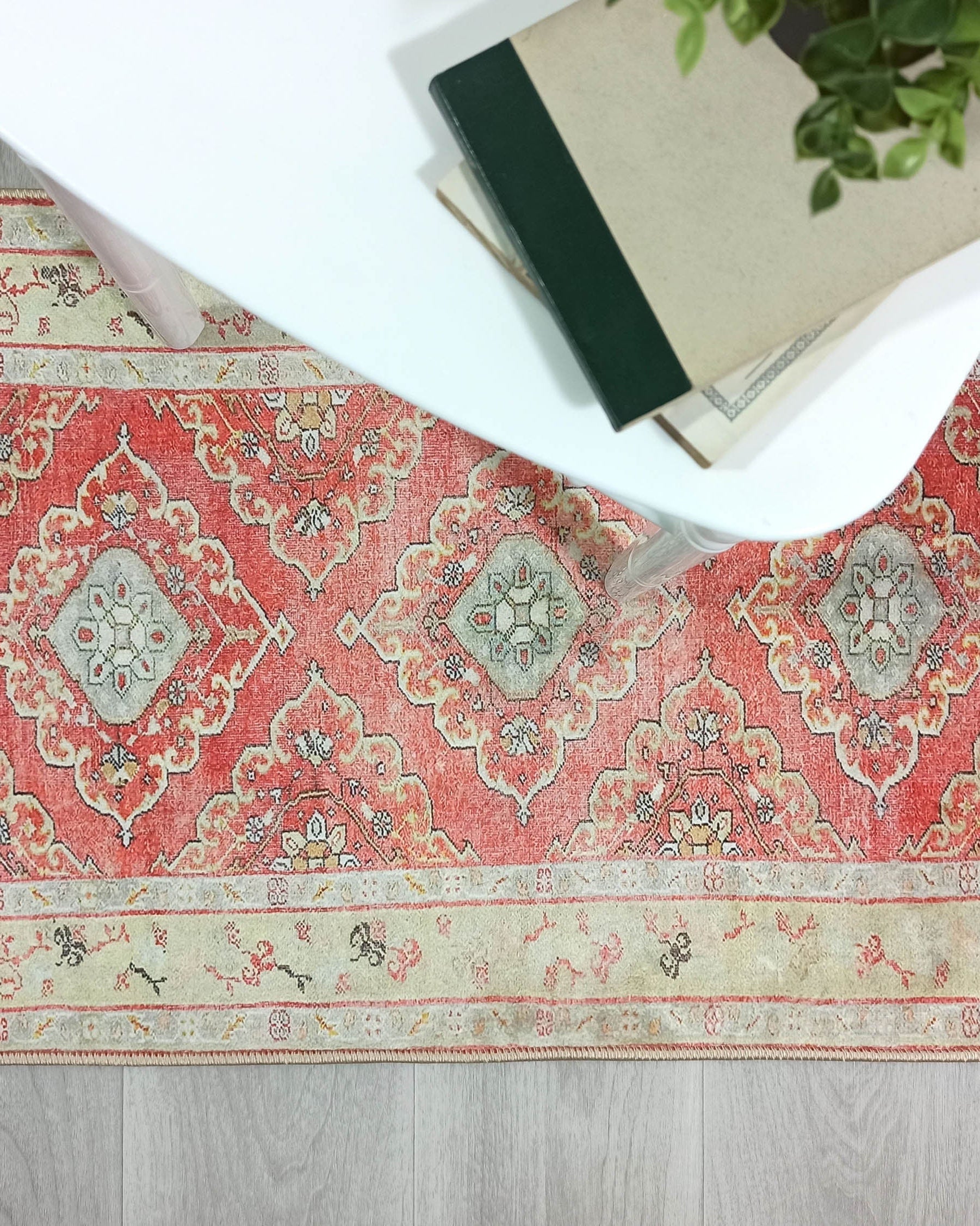 Arrabella Distressed Red Yellow Turkish 2x3 Rug