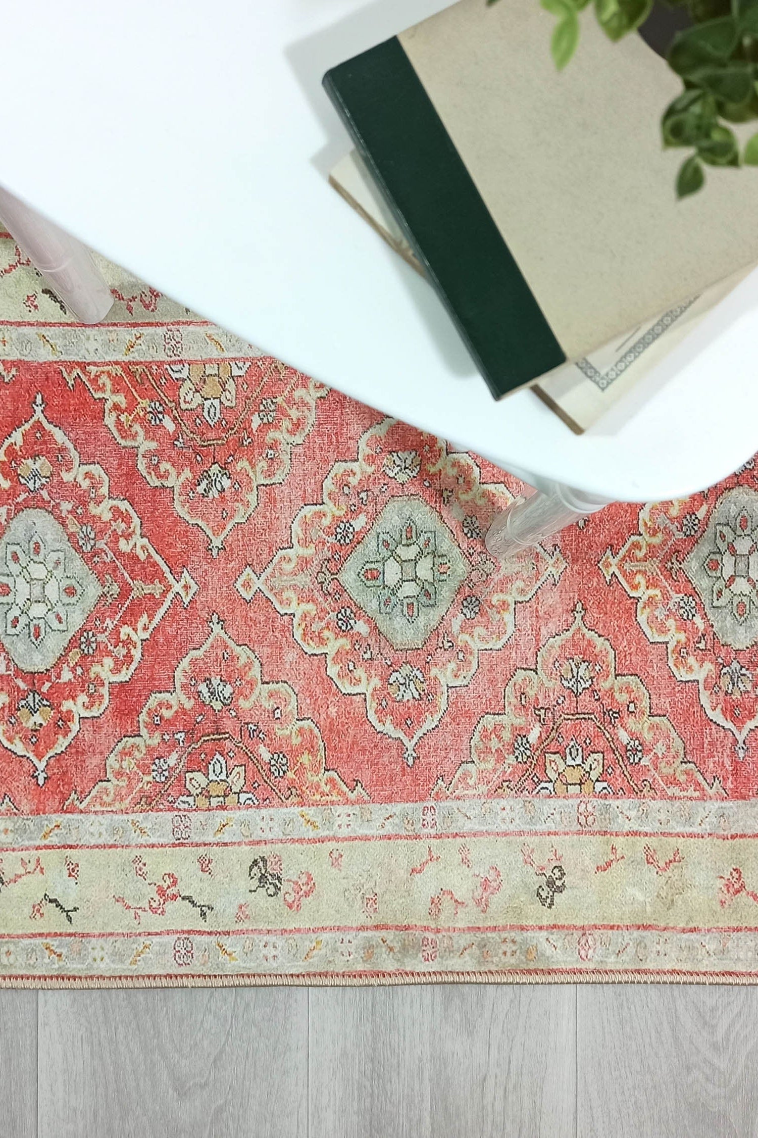 Arrabella Distressed Red Yellow Turkish 2x3 Rug