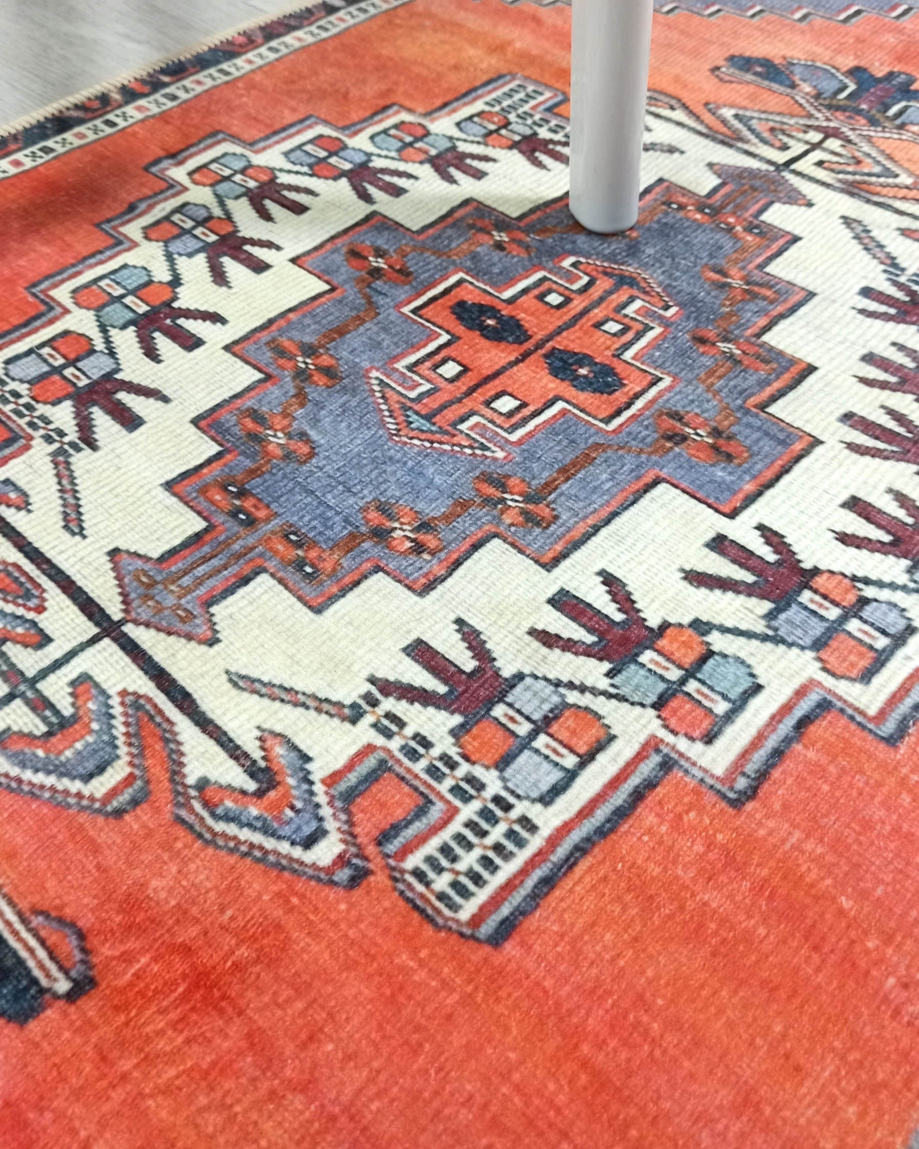 Kaci Brunt Orange Coral Turkish 2x3 Rug