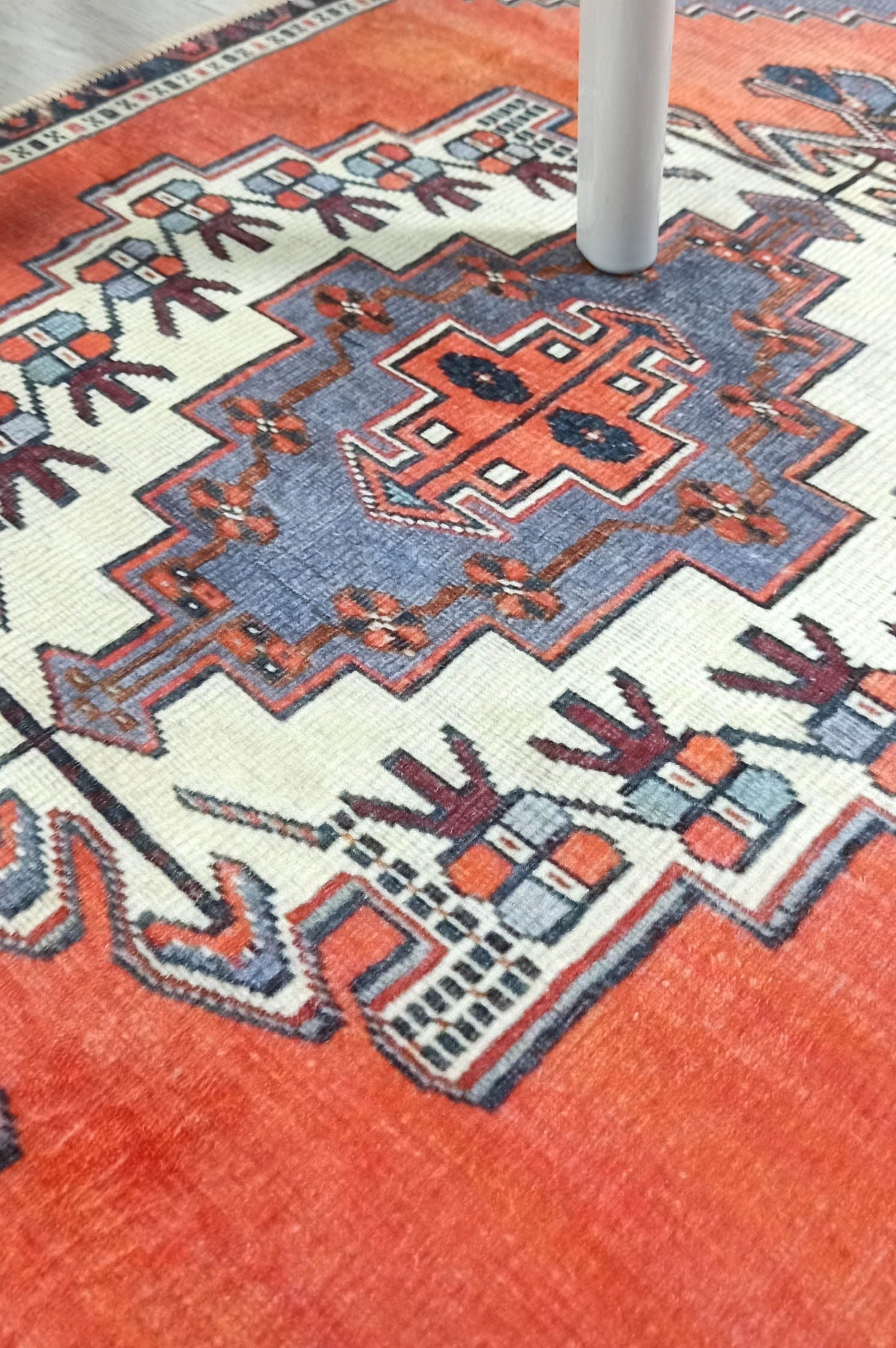 Kaci Brunt Orange Coral Turkish 2x3 Rug