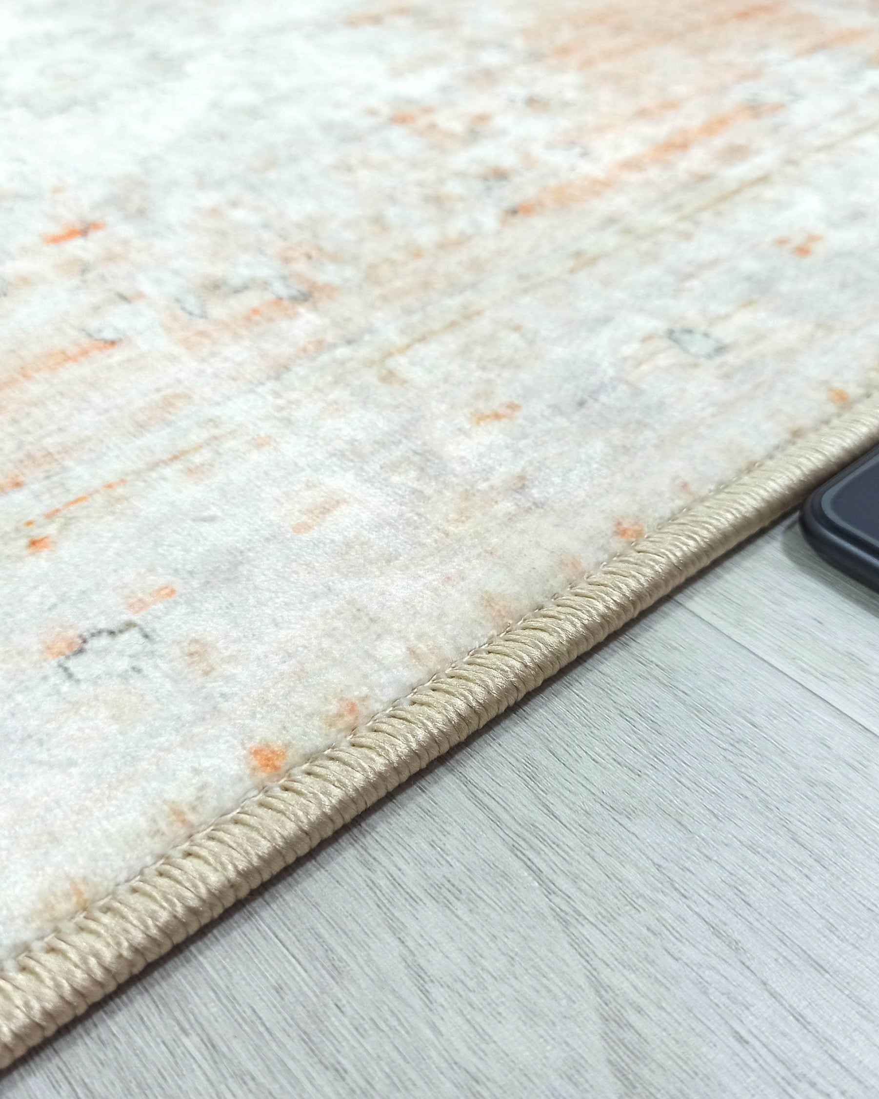 Makenna Orange Distressed Beige Turkish 2x3 Rug