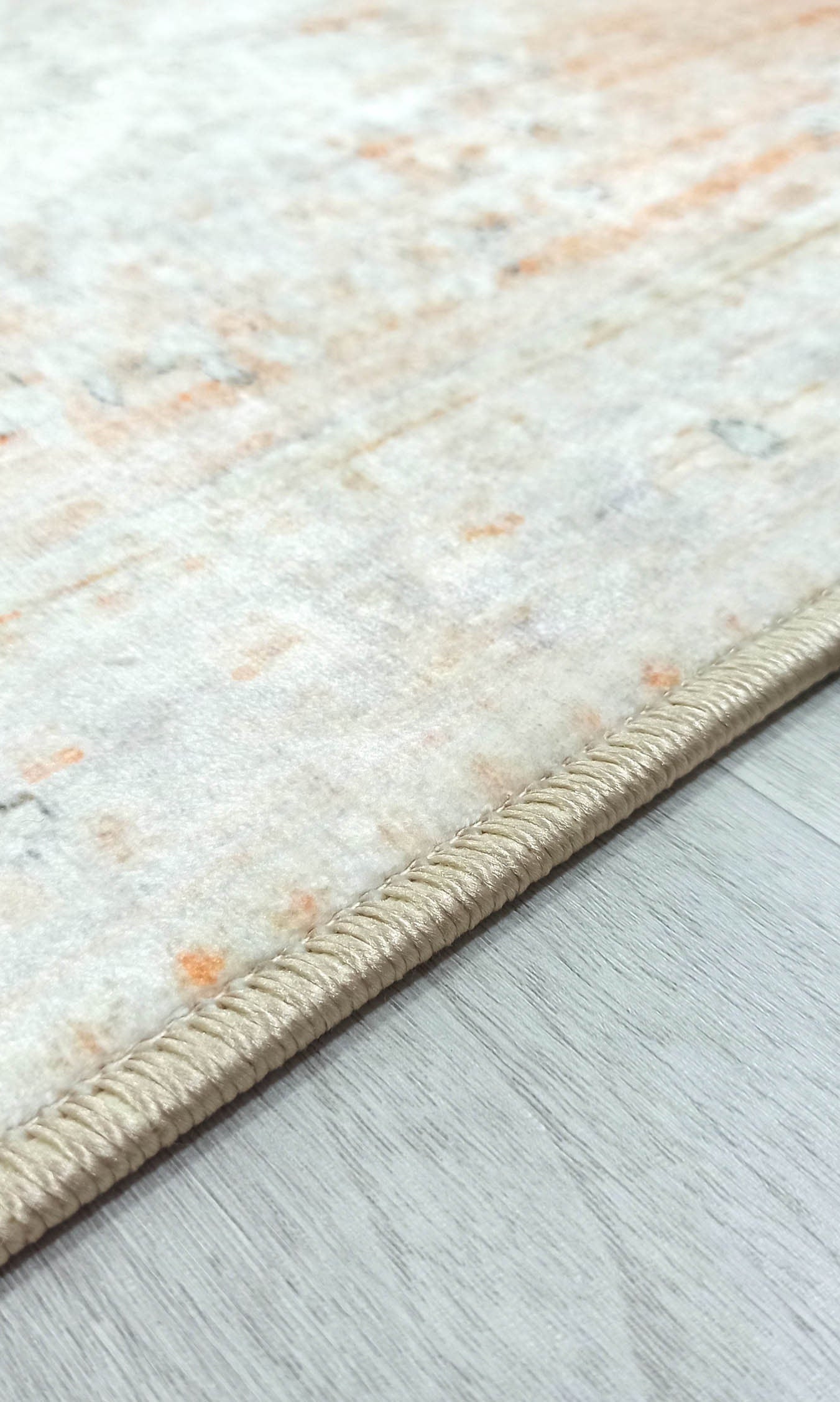 Makenna Orange Distressed Beige Turkish 2x3 Rug
