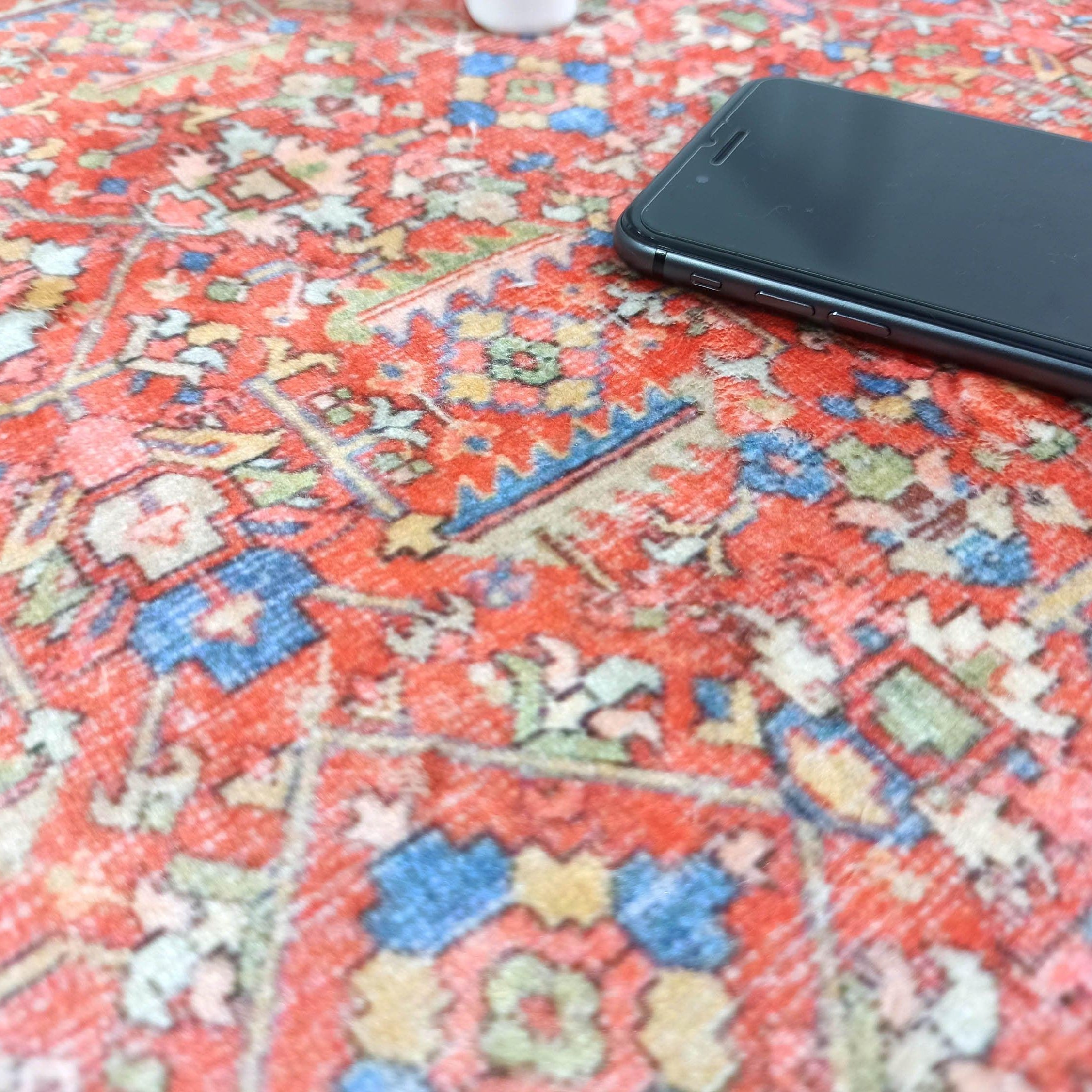 Daphne Faded Red Oriental Small 2x3 Rug