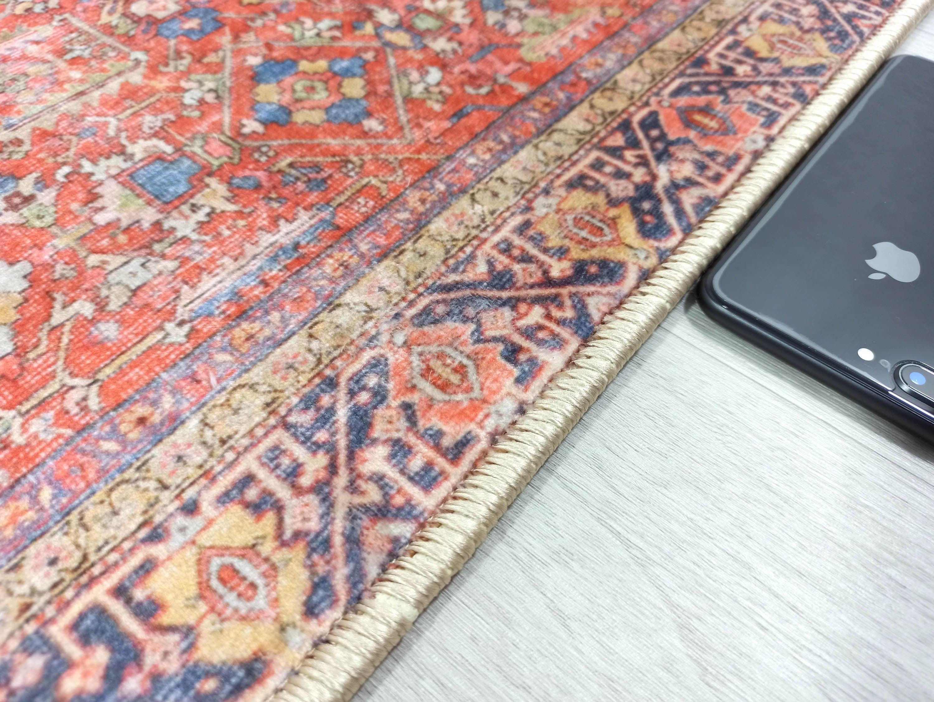 Daphne Faded Red Oriental Small 2x3 Rug