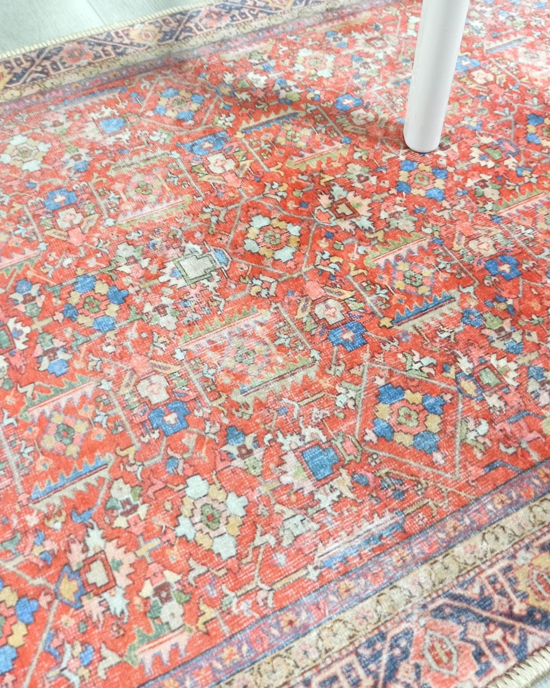 Daphne Faded Red Oriental Small 2x3 Rug