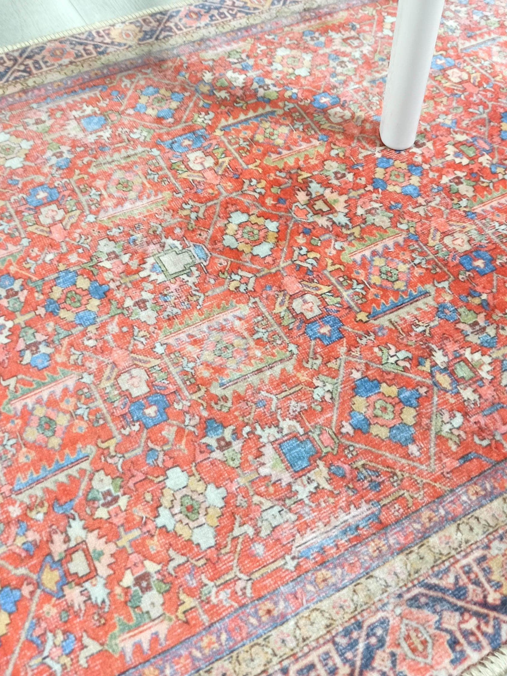 Daphne Faded Red Oriental Small 2x3 Rug