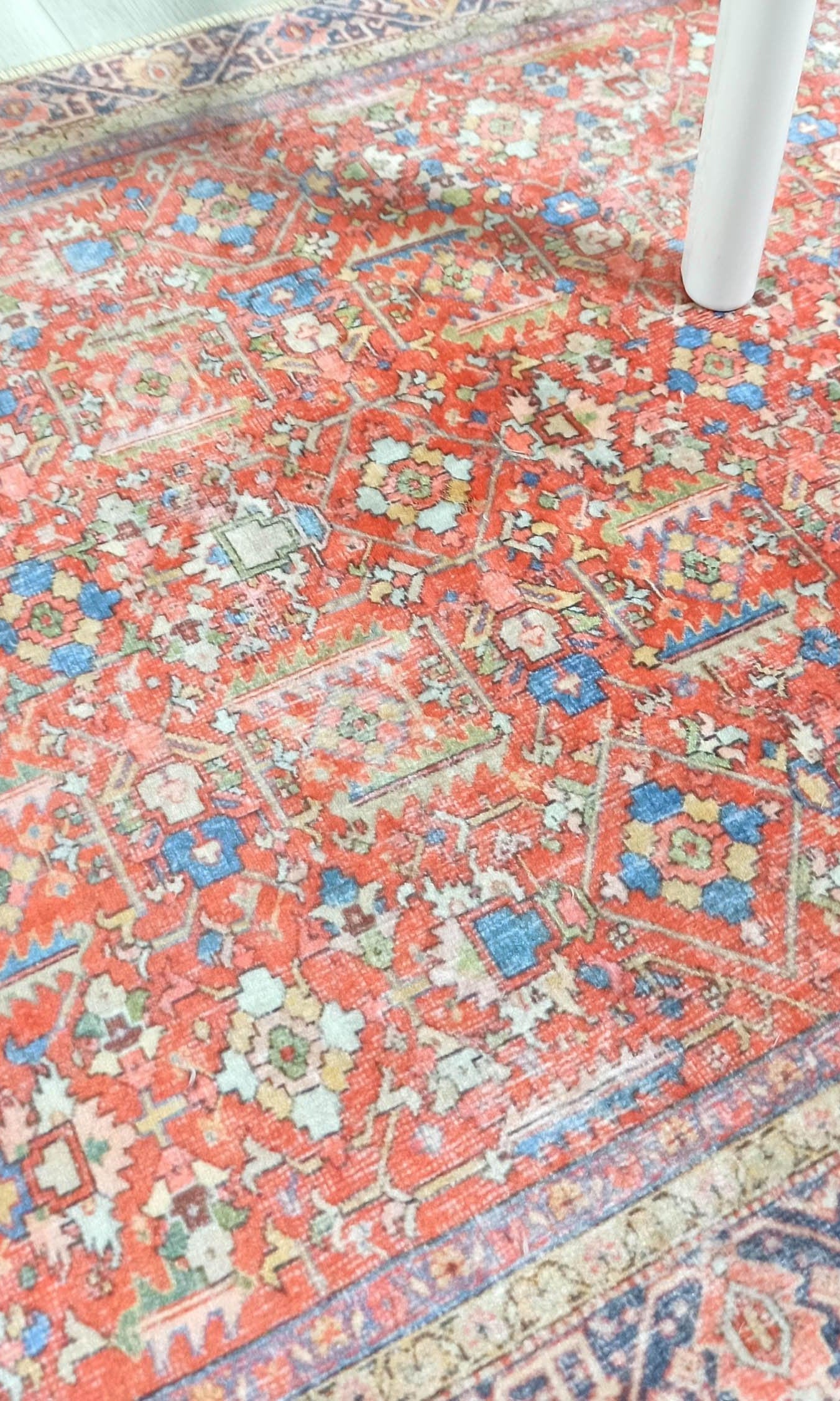 Daphne Faded Red Oriental Small 2x3 Rug