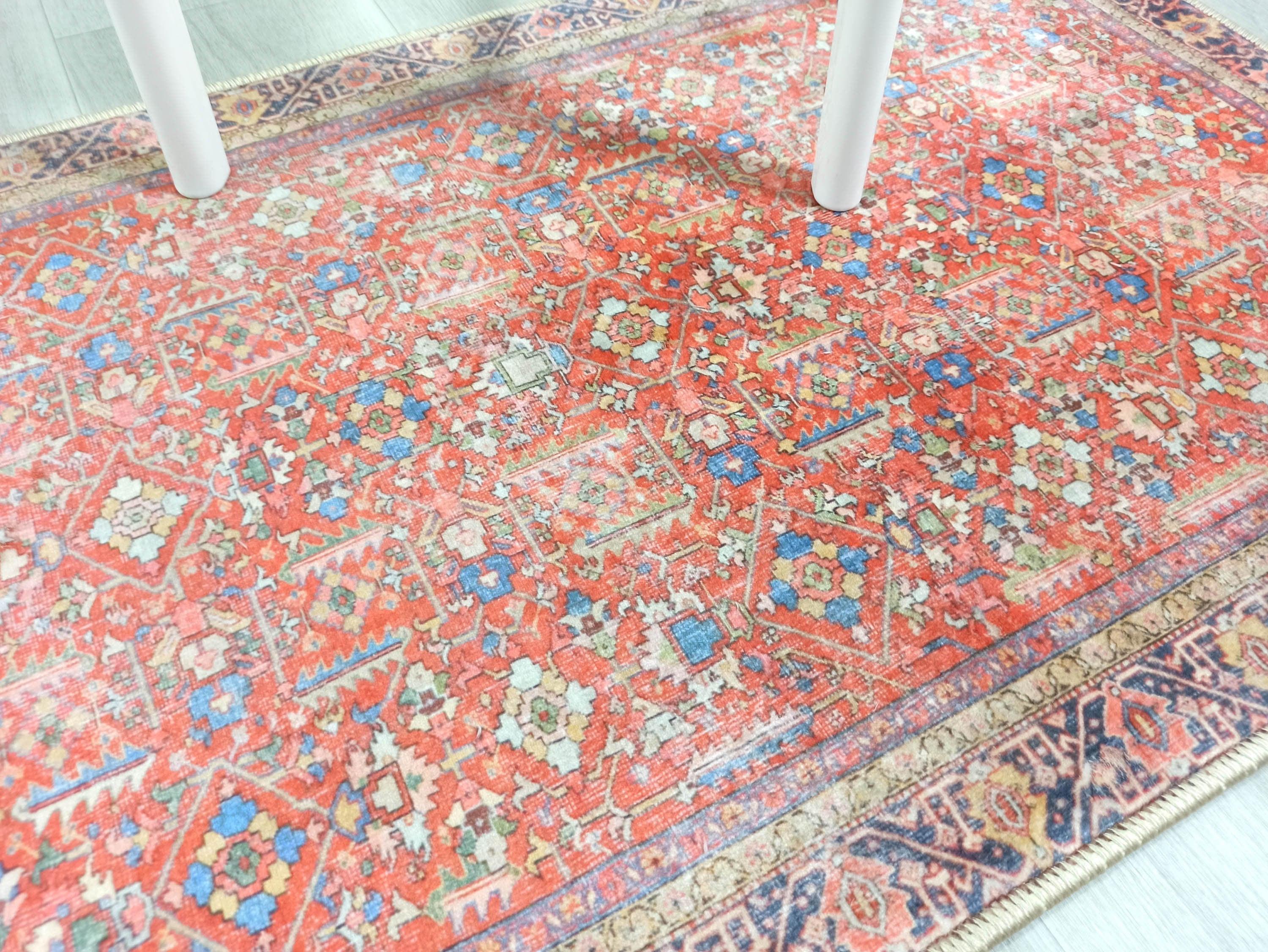 Daphne Faded Red Oriental Small 2x3 Rug