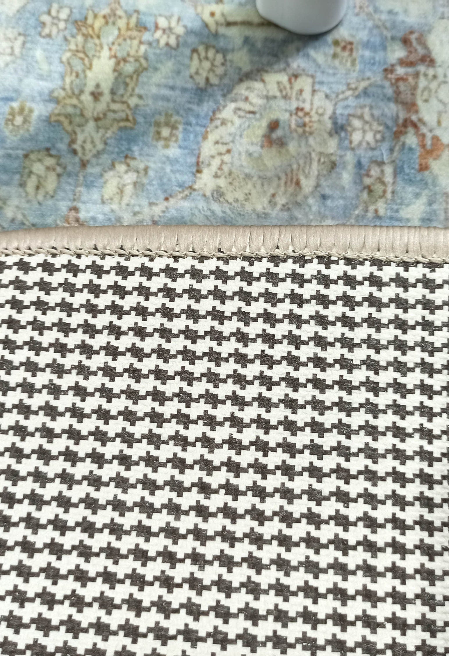 Alys Faded Blue Beige Vintage Turkish 2x3 Rug