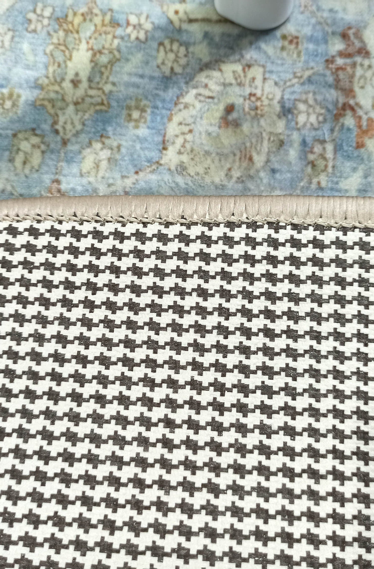 Alys Faded Blue Beige Vintage Turkish 2x3 Rug