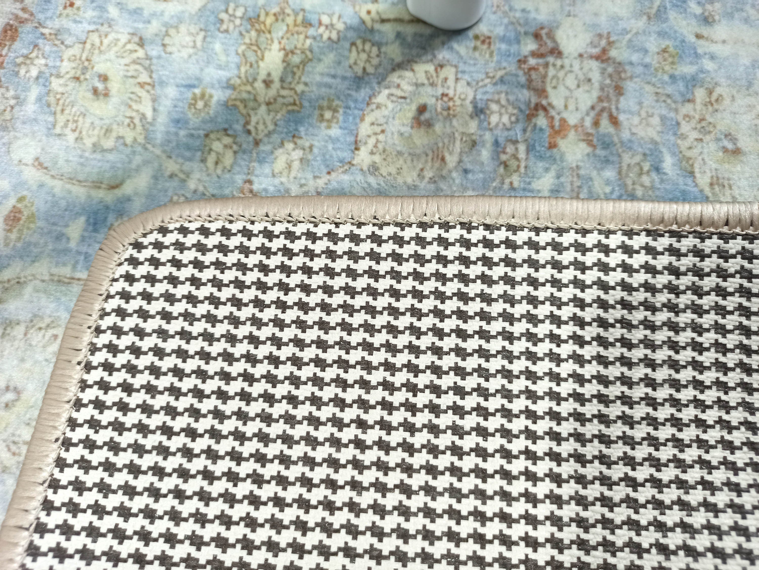 Alys Faded Blue Beige Vintage Turkish 2x3 Rug