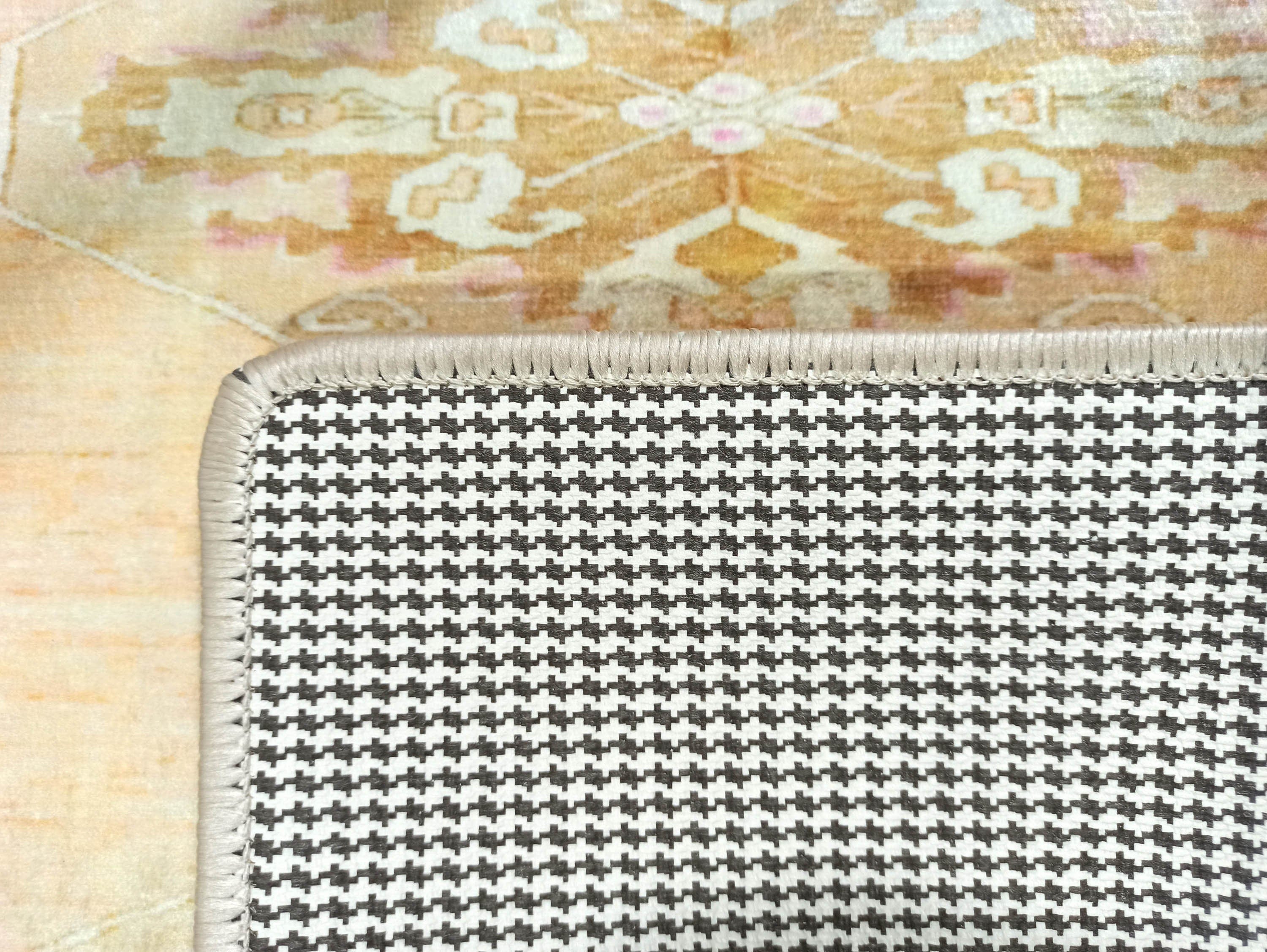 Jurnee Faded Orange Yellow Persian 2x3 Rug