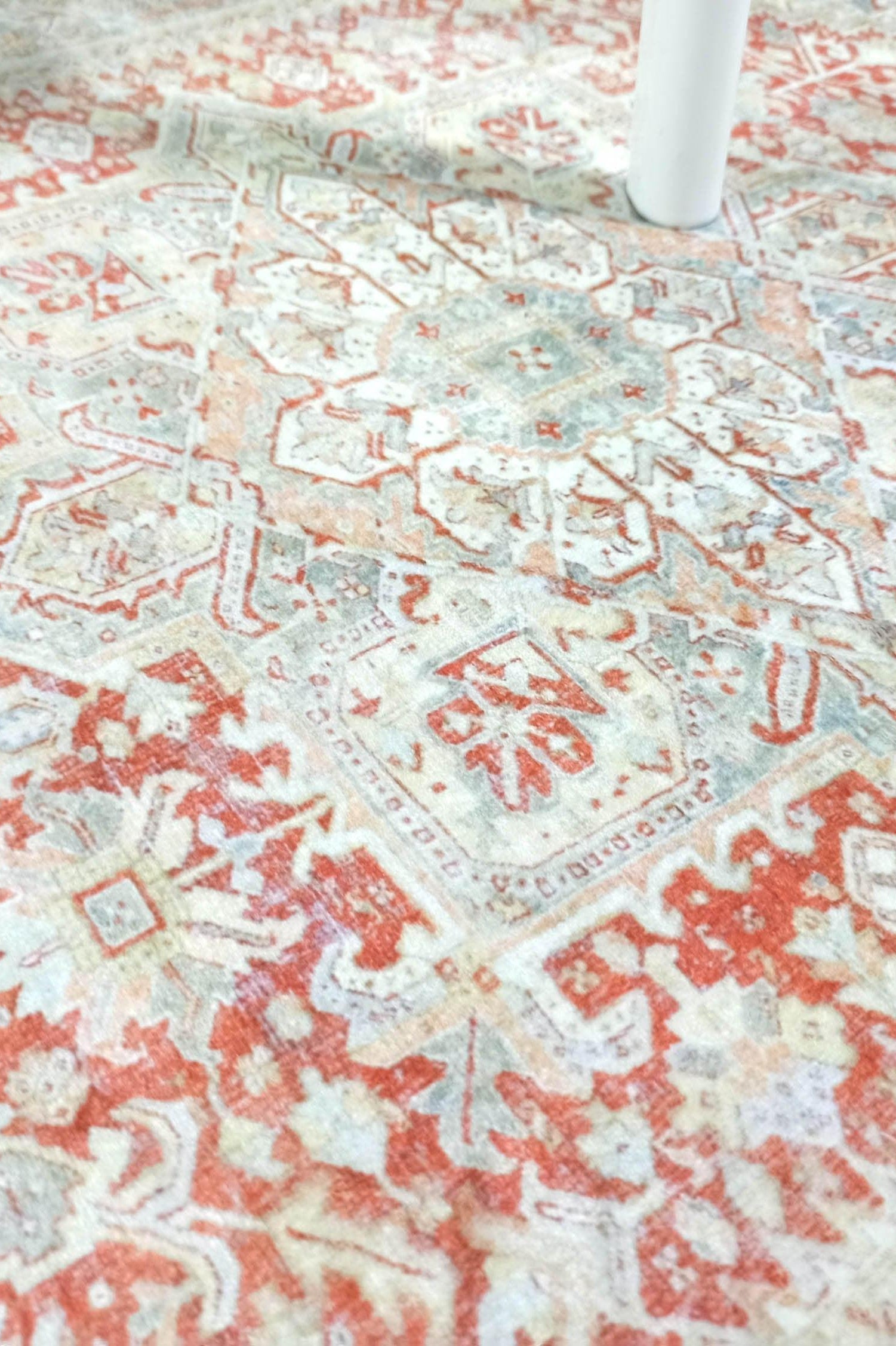 Atlas Faded Burnt Orange Heriz Persian 2x3 Rug