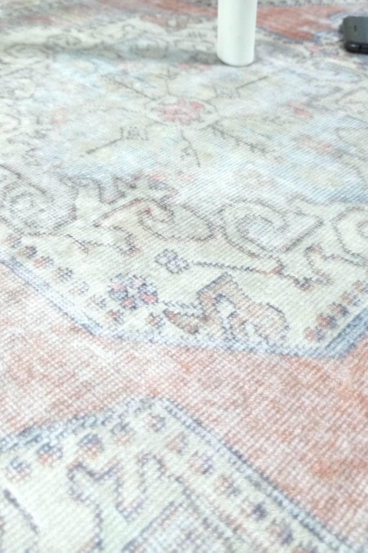 Eira Faded Orange Blue Oushak 2x3 Rug