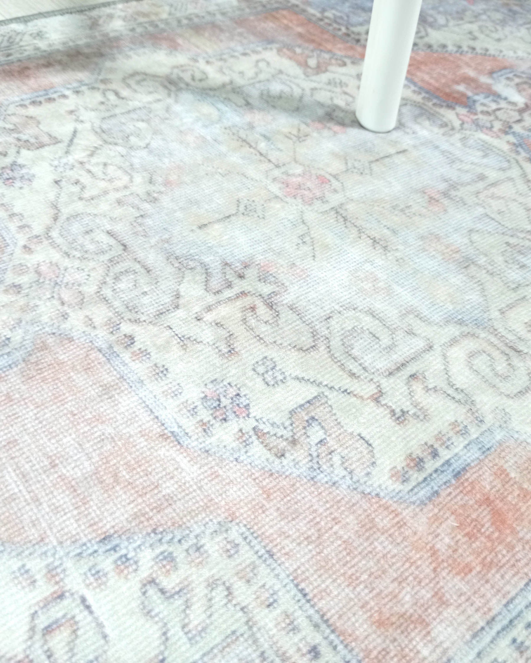 Eira Faded Orange Blue Oushak 2x3 Rug