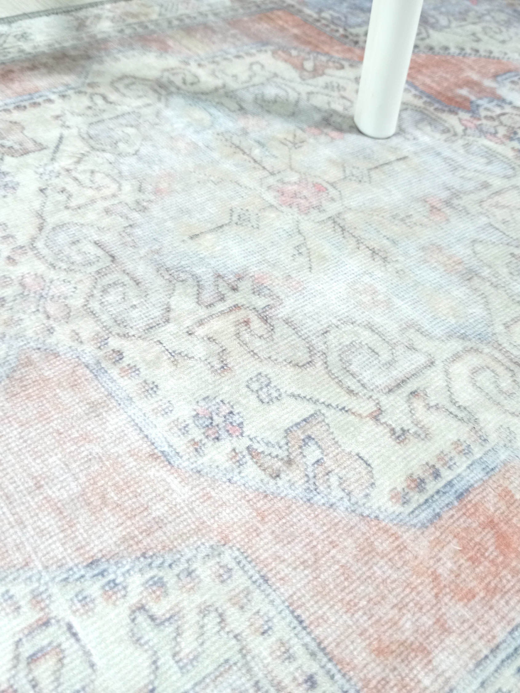 Eira Faded Orange Blue Oushak 2x3 Rug