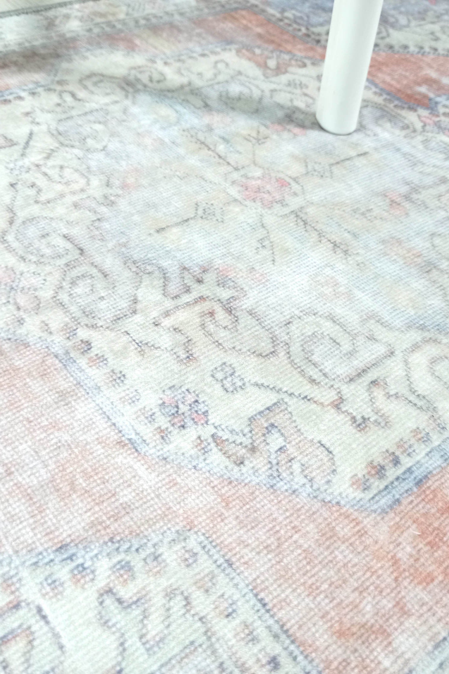 Eira Faded Orange Blue Oushak 2x3 Rug