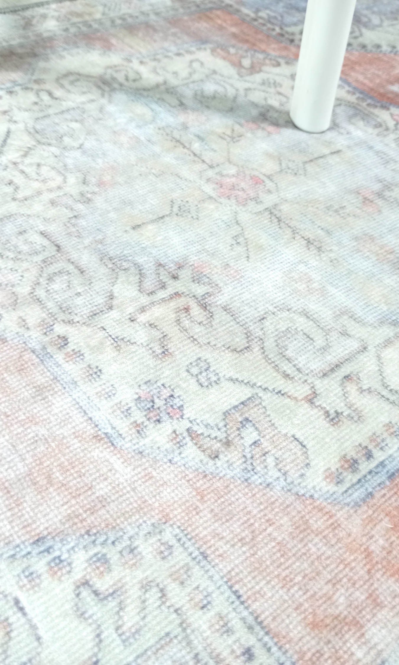 Eira Faded Orange Blue Oushak 2x3 Rug