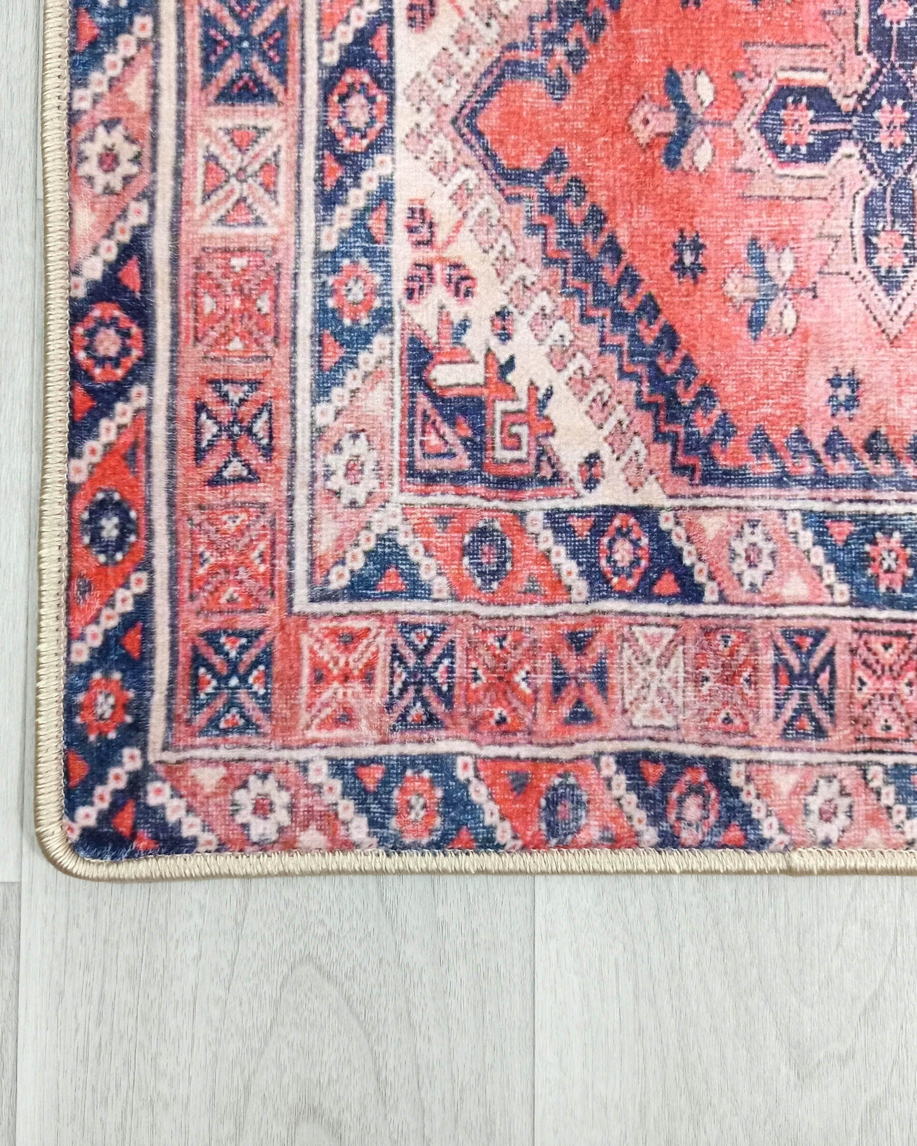 Violetta Pink Red Turkish Small 2x3 Rug