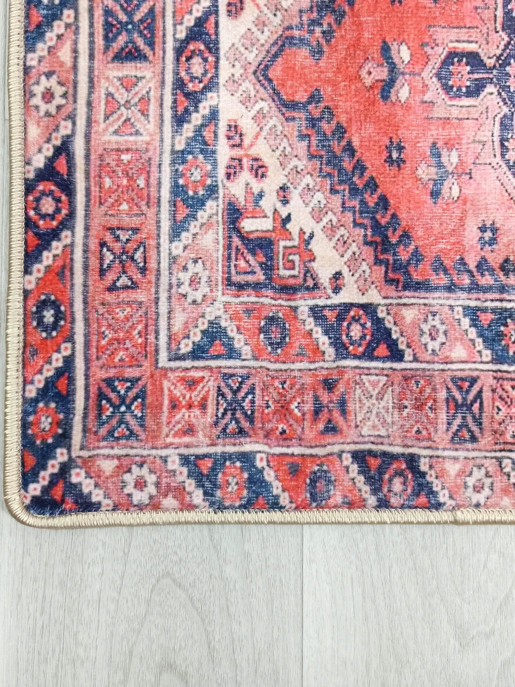 Violetta Pink Red Turkish Small 2x3 Rug