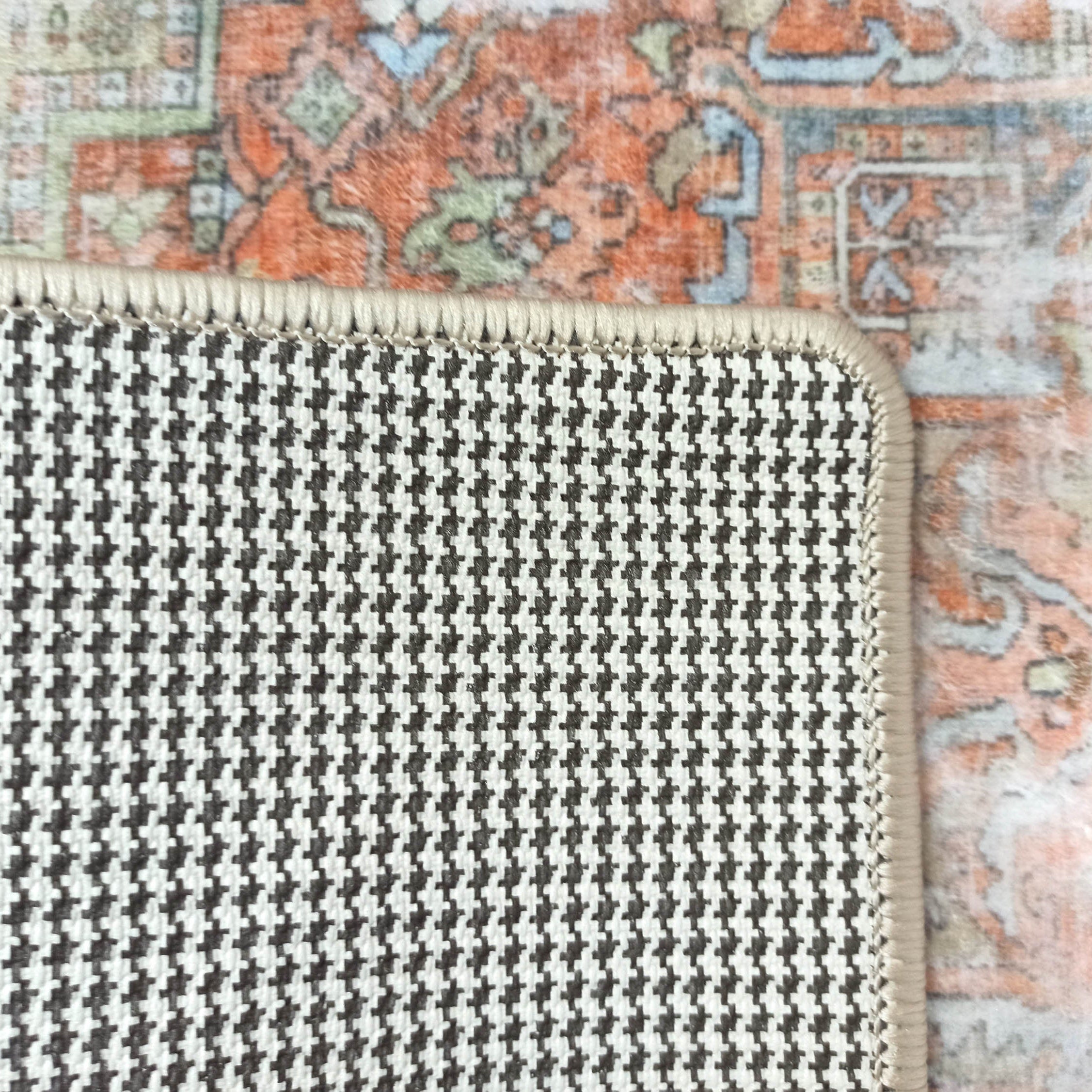 Tinsley Terracotta Blue Persian 2x3 Rug