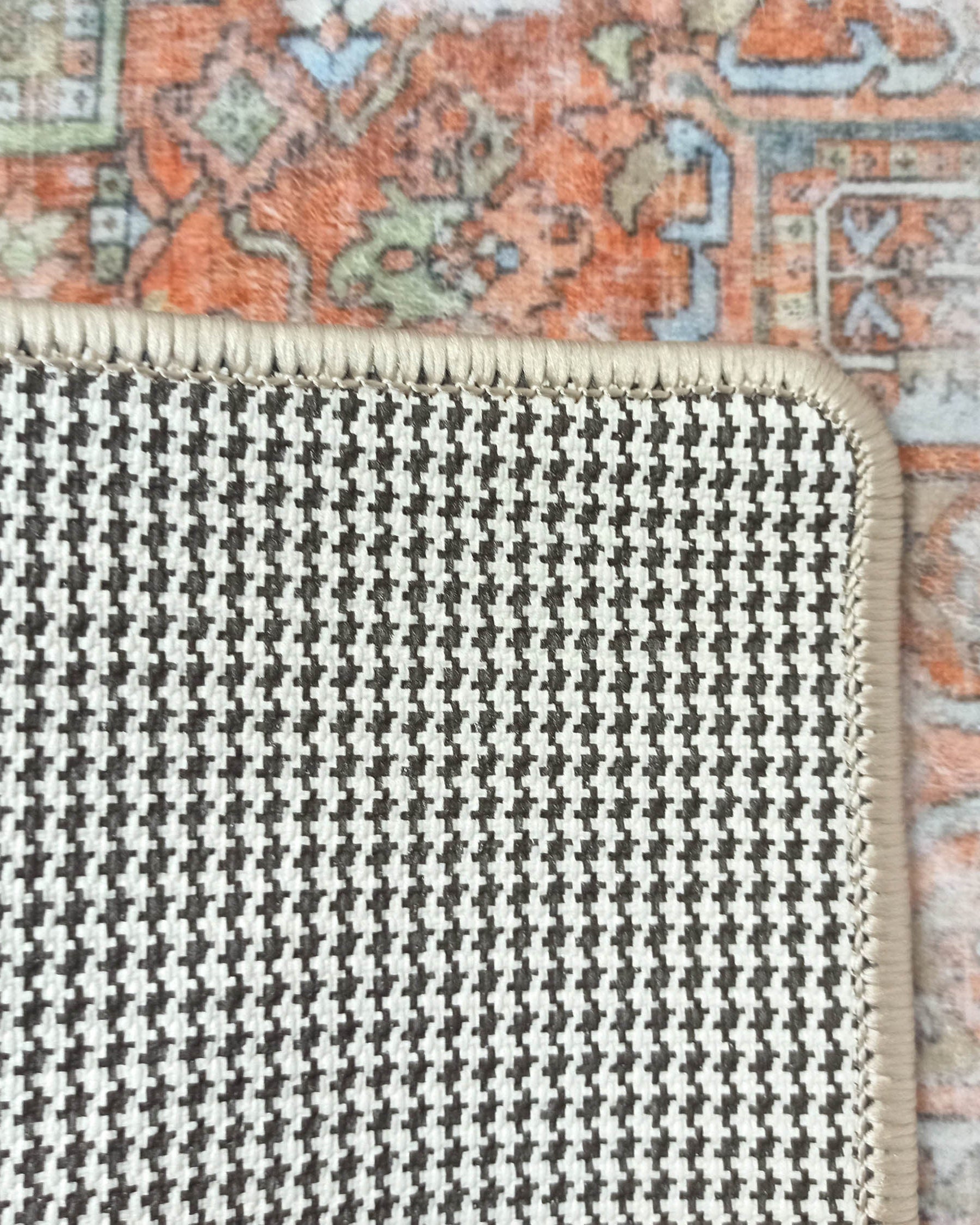 Tinsley Terracotta Blue Persian 2x3 Rug