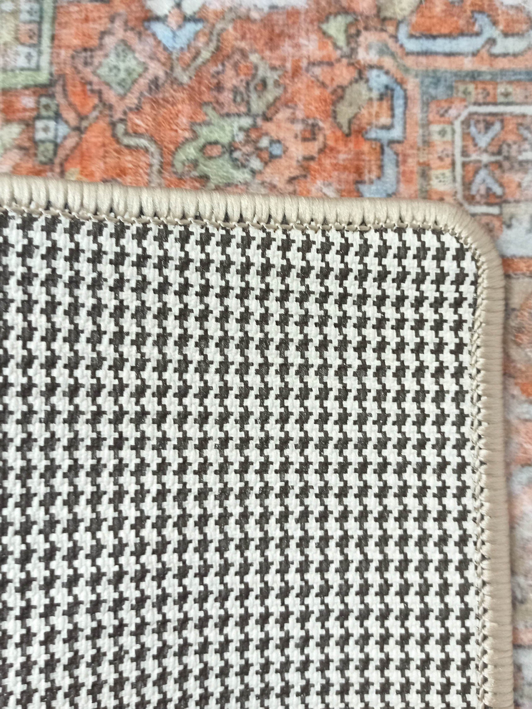 Tinsley Terracotta Blue Persian 2x3 Rug