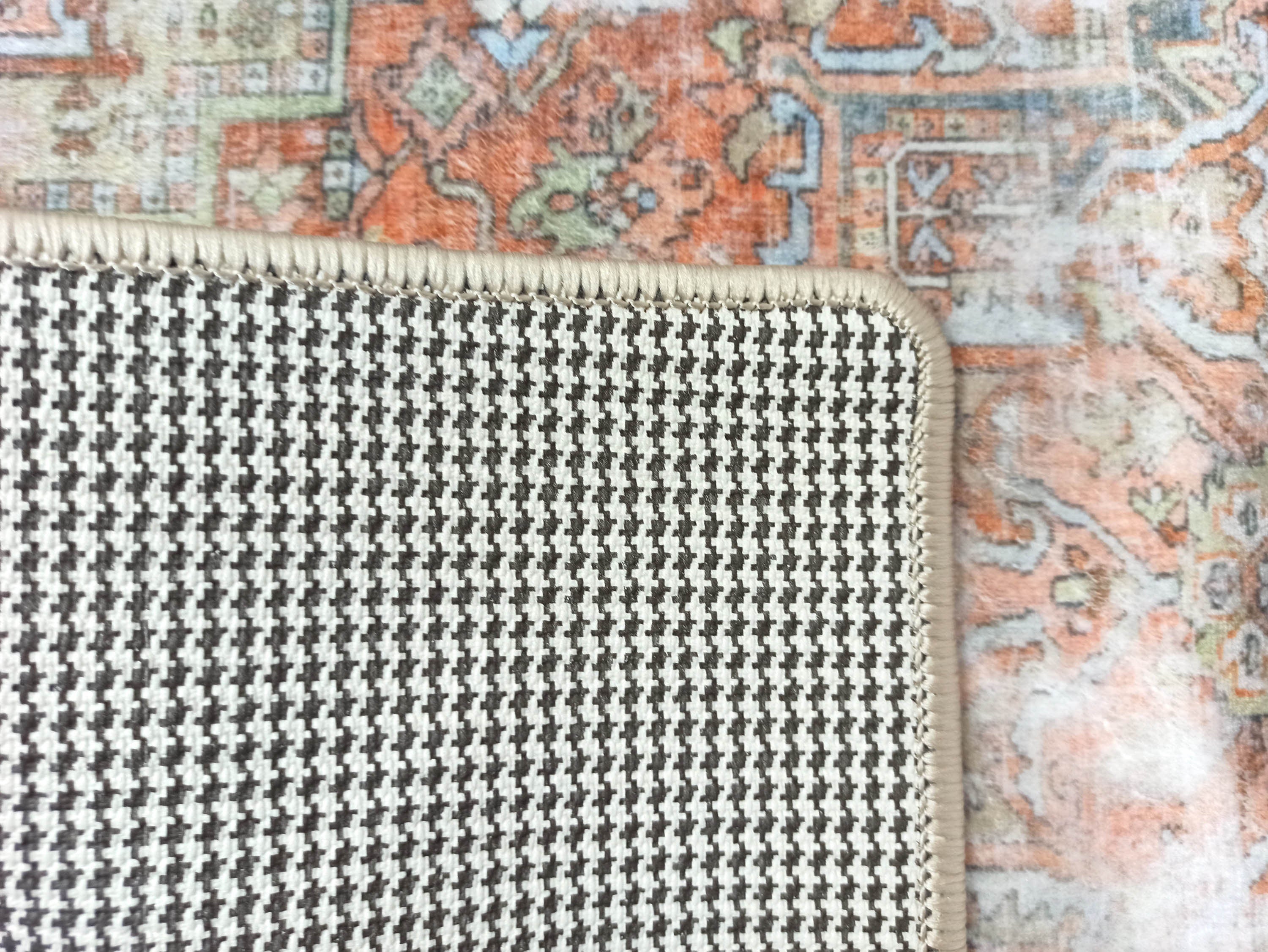 Tinsley Terracotta Blue Persian 2x3 Rug