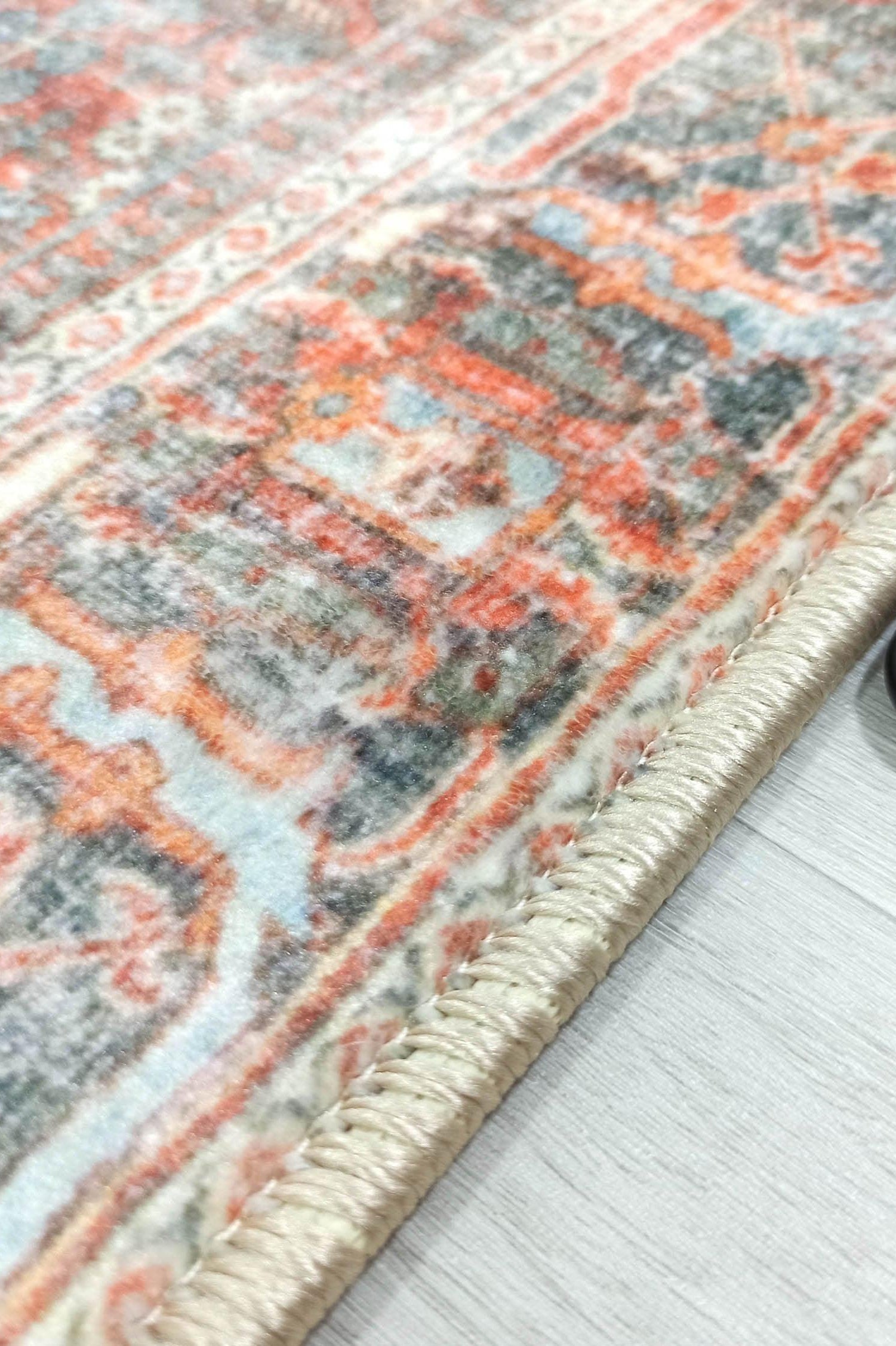 Nirvana Red Terracotta Brown Vintage Persian 2x3 Rug