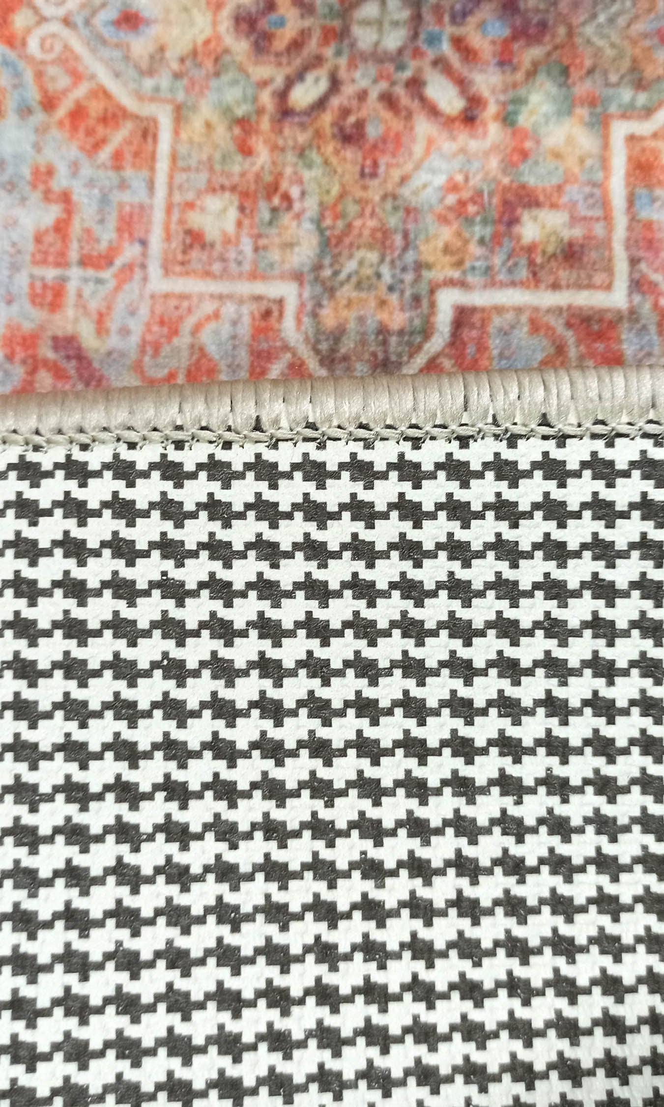 Nayeli Red Terracotta Blue Vintage Persian 2x3 Rug