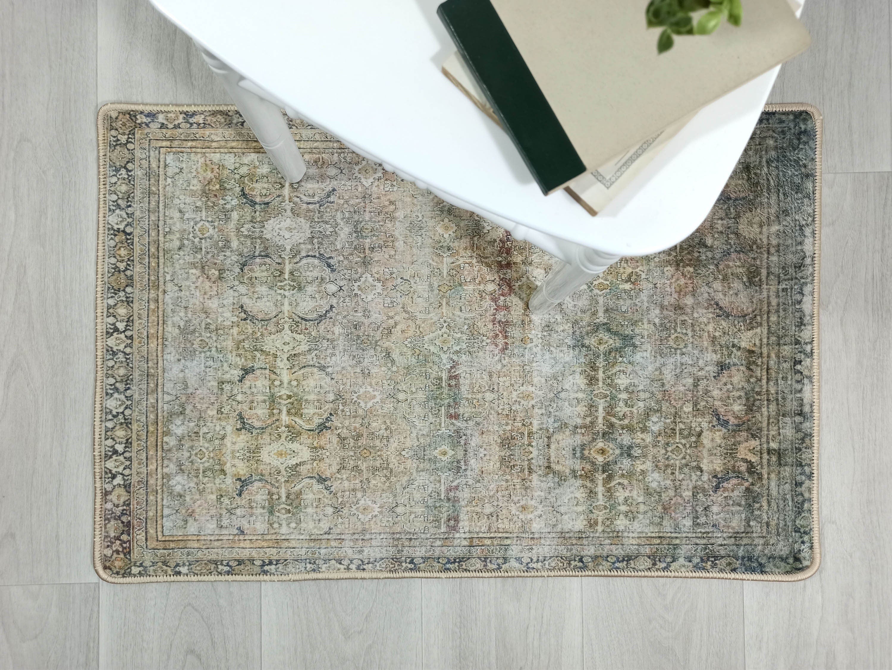 Irie Olive Green Moss Persian 2x3 Rug