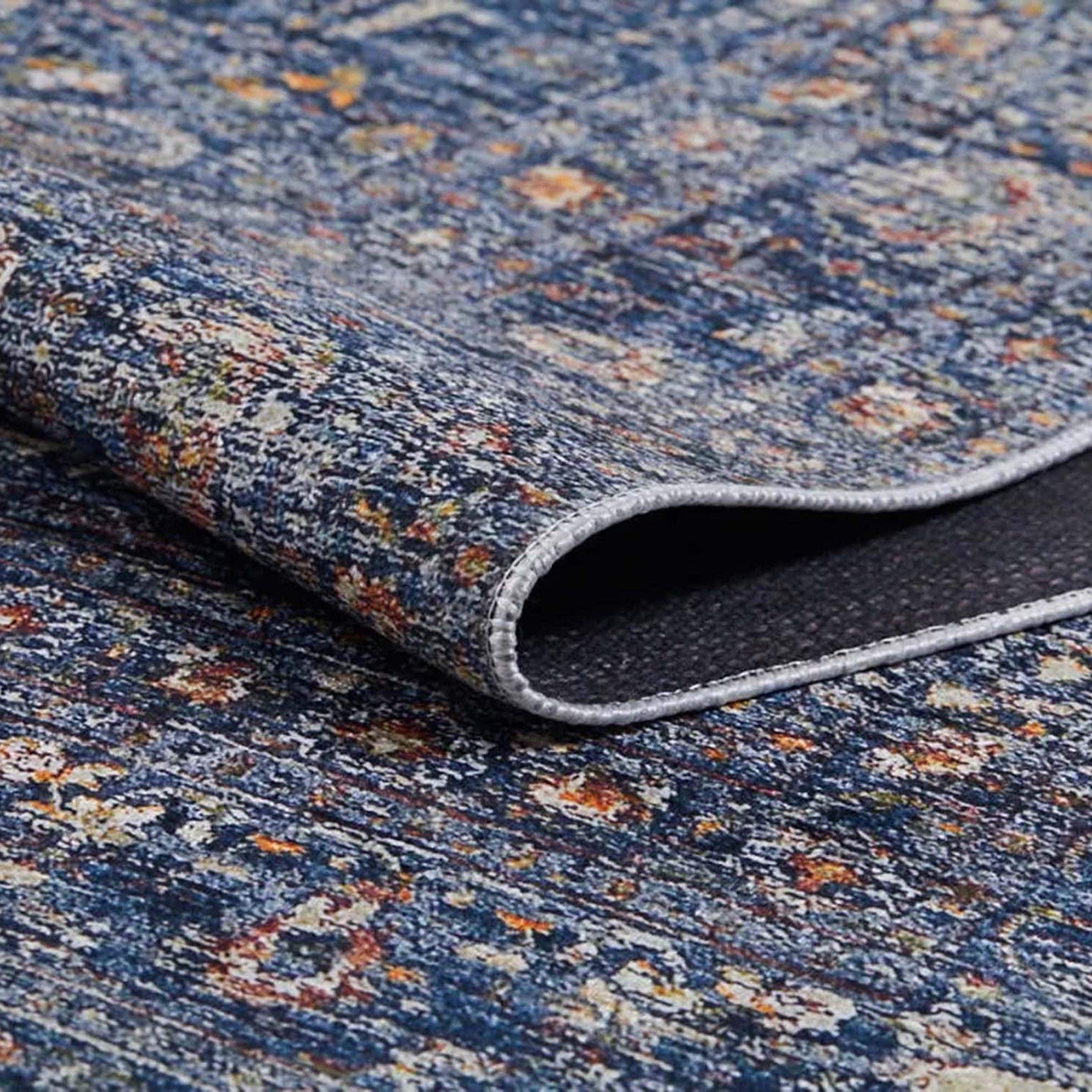 Devony Medallion Turkish Blue Rug