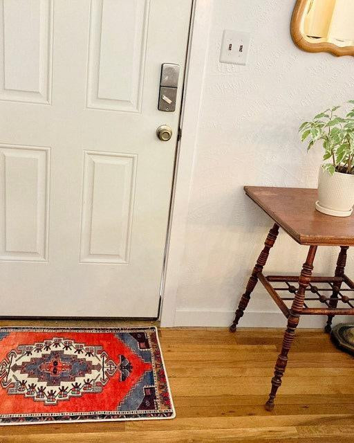 Kaci Brunt Orange Coral Turkish 2x3 Rug