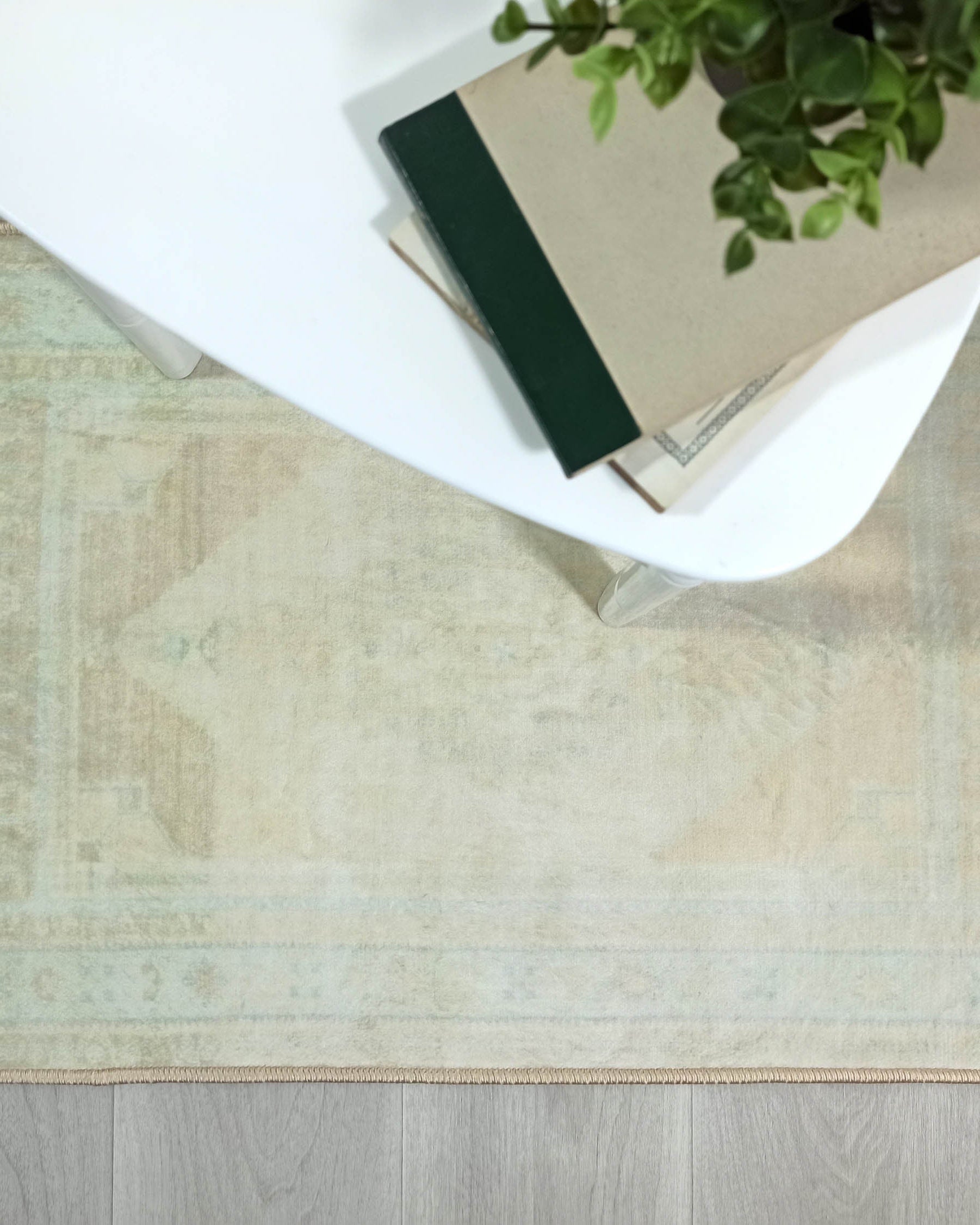 Ila Natural Beige-Blush Yellow Greenish Turkish 2x3 Rug