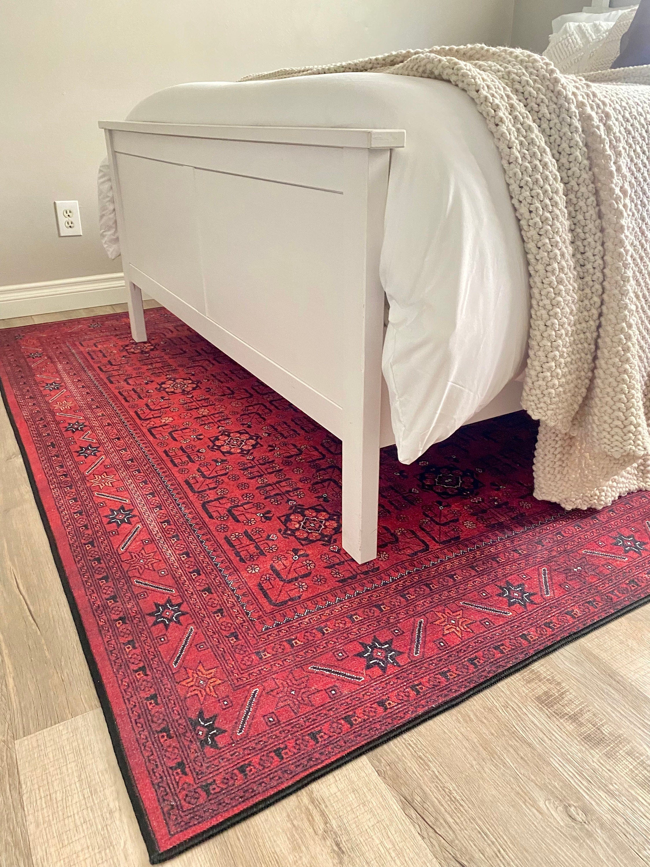 Modern area rugs with vintage-inspired patterns and faded textures, blending contemporary style with nostalgic charm for a timeless home décor look