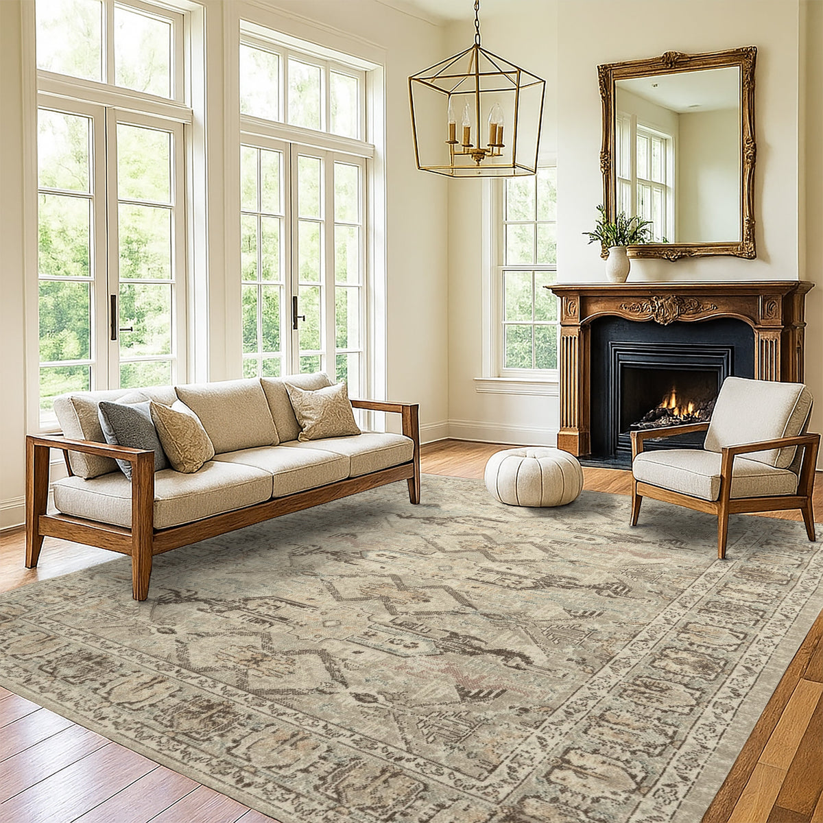 Busy Rugs Washable Rugs for Busy Living Rooms: Style Meets Functionality – Fame Rugs