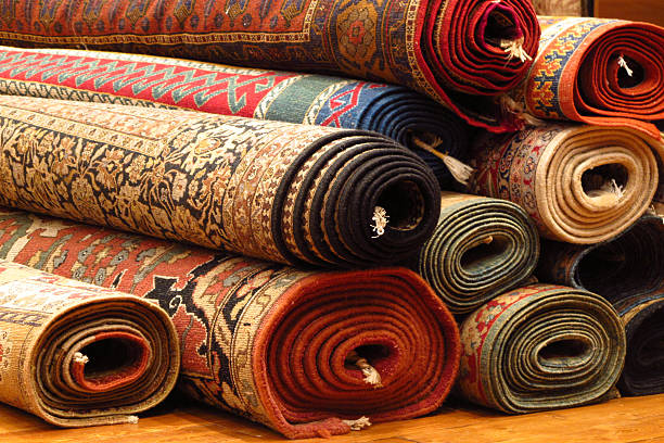 Collection of traditional Turkish rugs featuring intricate handwoven designs, rich colors, and detailed patterns that reflect the art of Turkish weaving