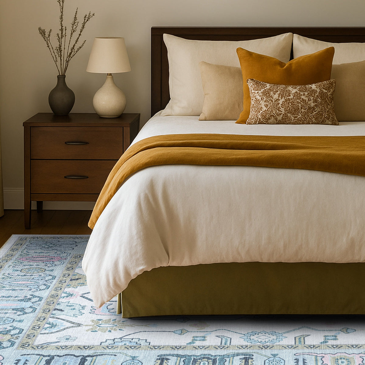 Bedroom Rugs – Washable & Stylish Area Rugs for Your Bedroom – Fame Rugs