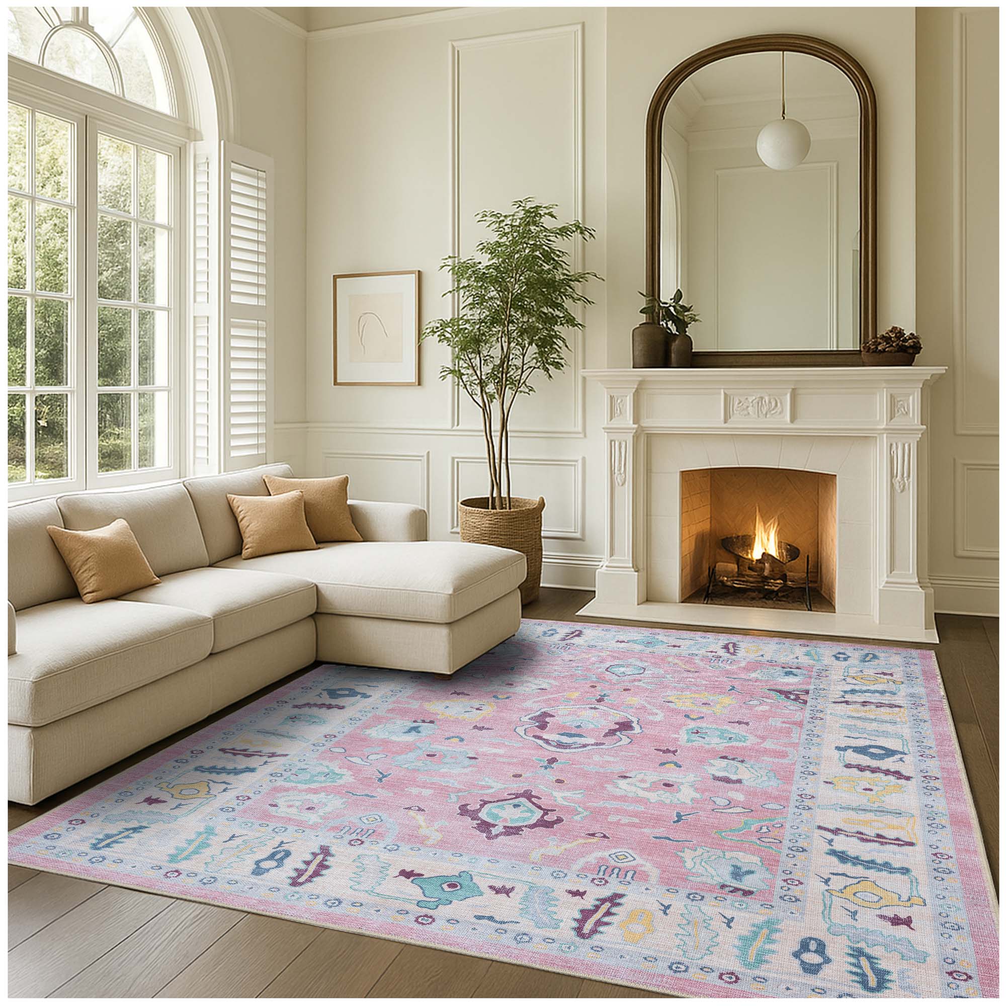 Alice Pale Pink - Fame Rugs