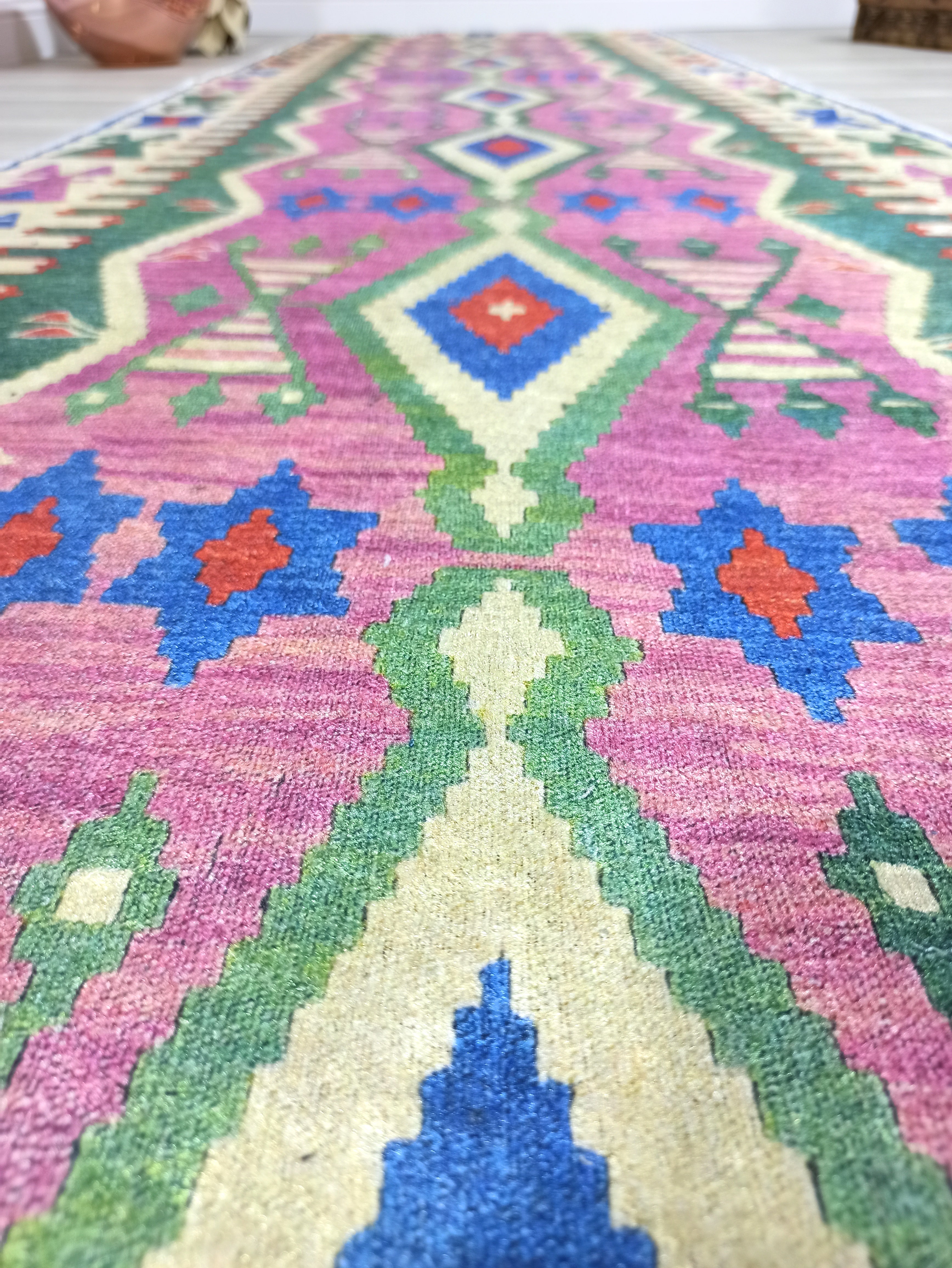 Kilim Style Rug, Colourful, Modern Home Décor